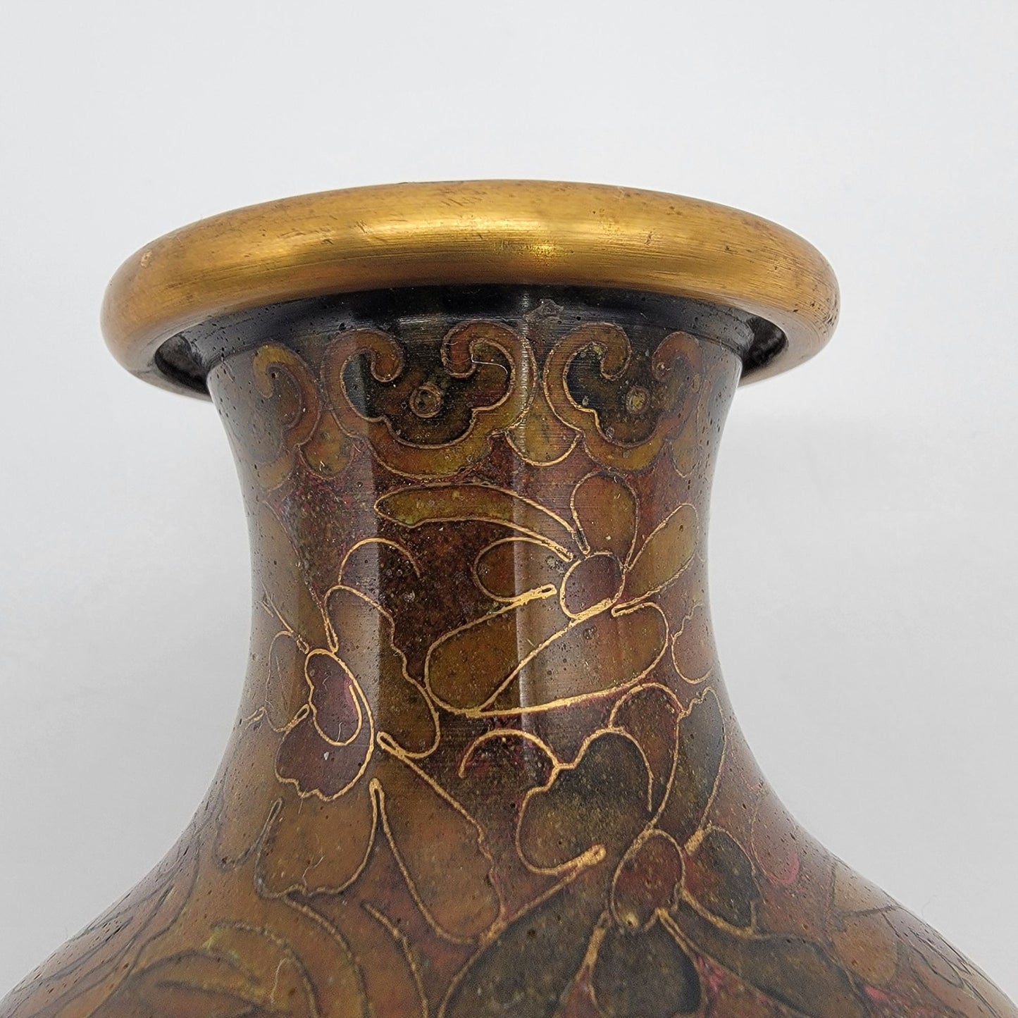 Vintage Jingfa Cloisonne Vase