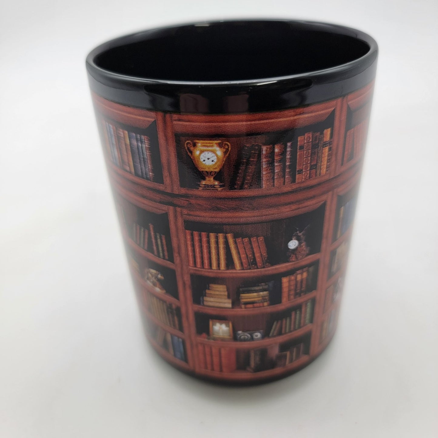 Library Bookshelf Print Coffee Tea Mug