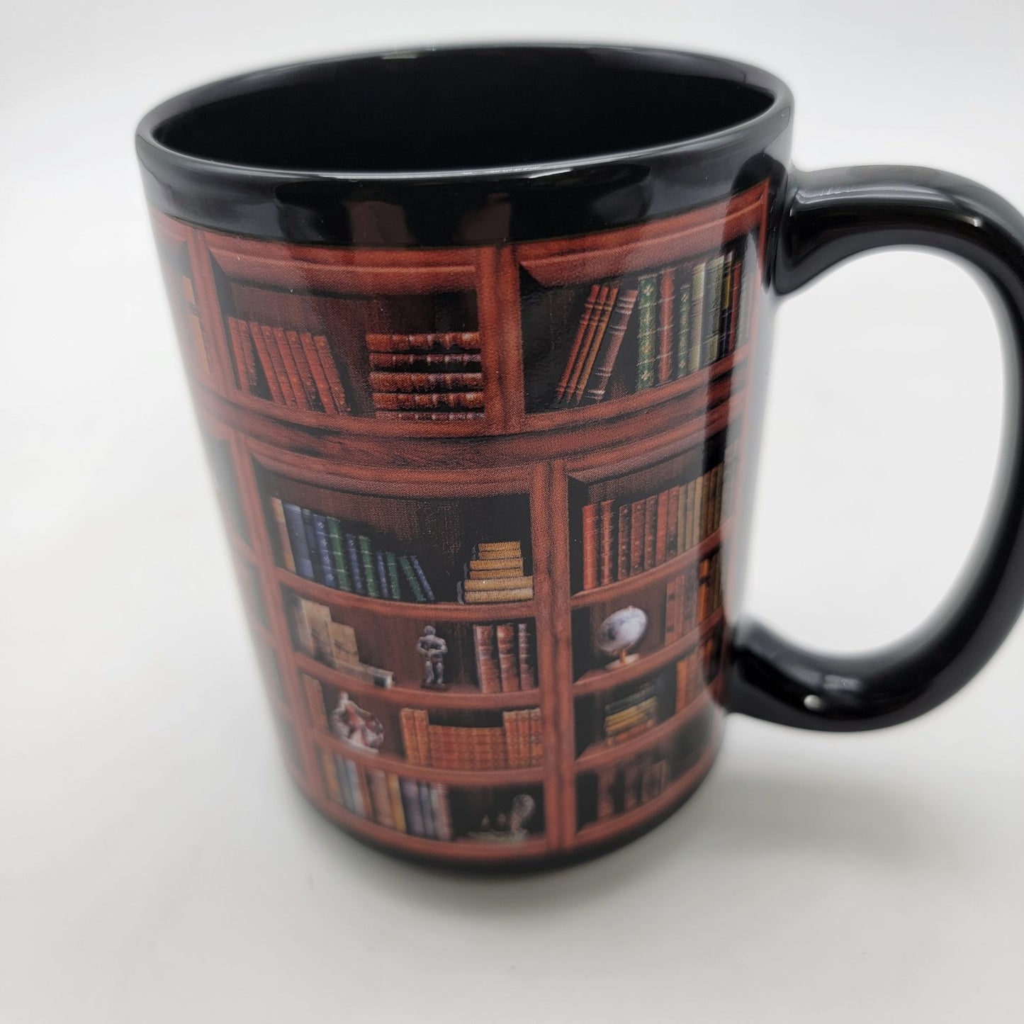 Library Bookshelf Print Coffee Tea Mug