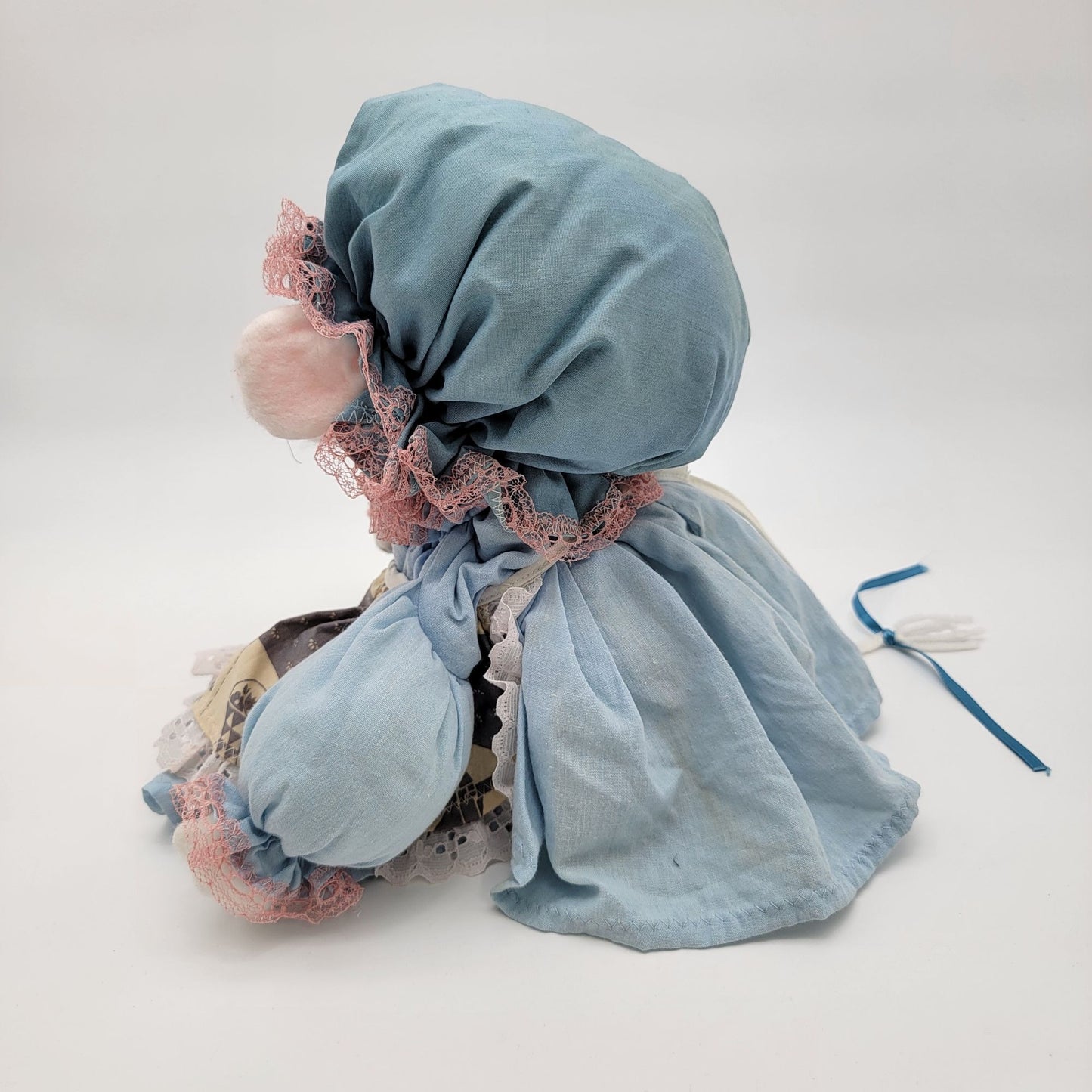 Vintage Handmade Granny Mouse Plush Handmade