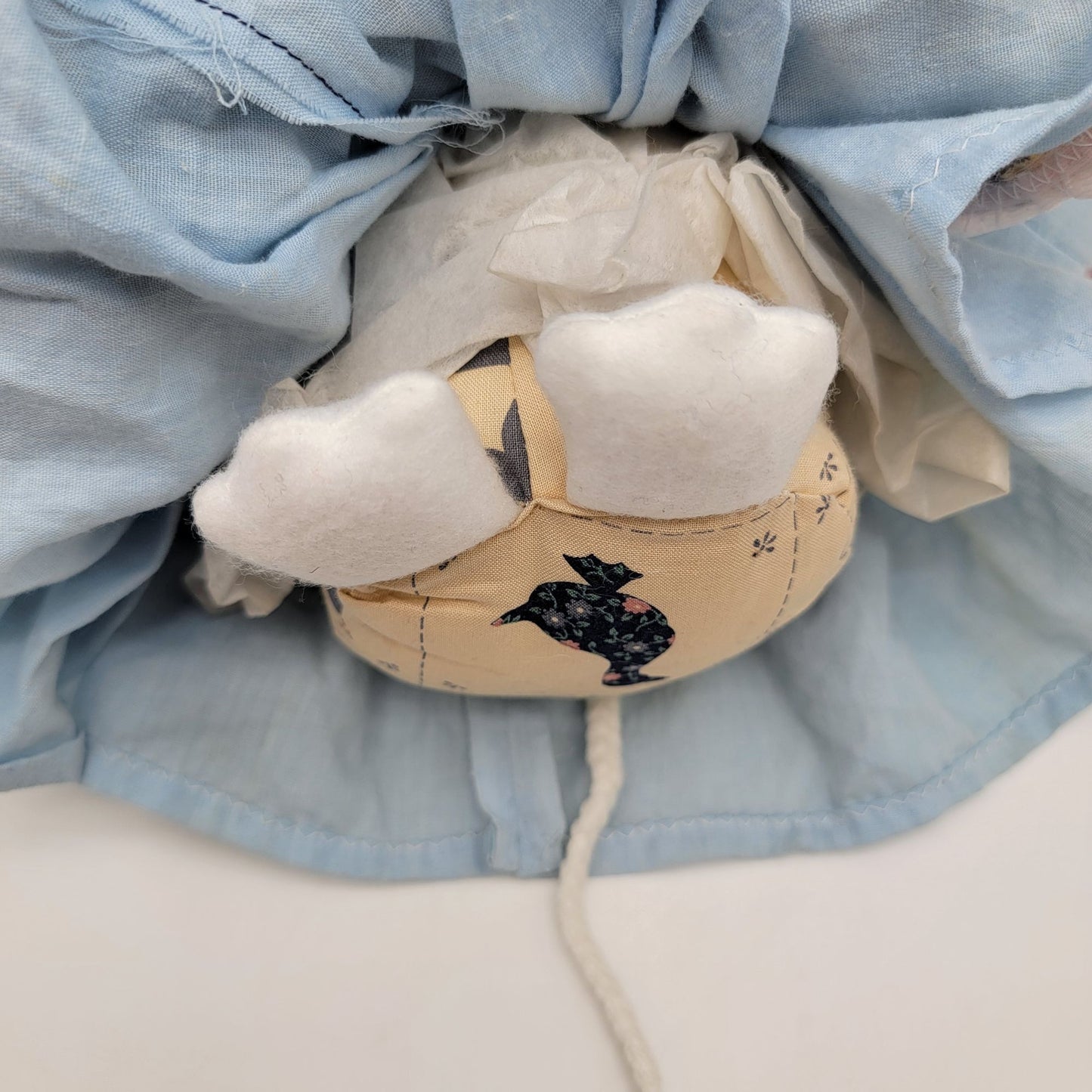 Vintage Handmade Granny Mouse Plush Handmade