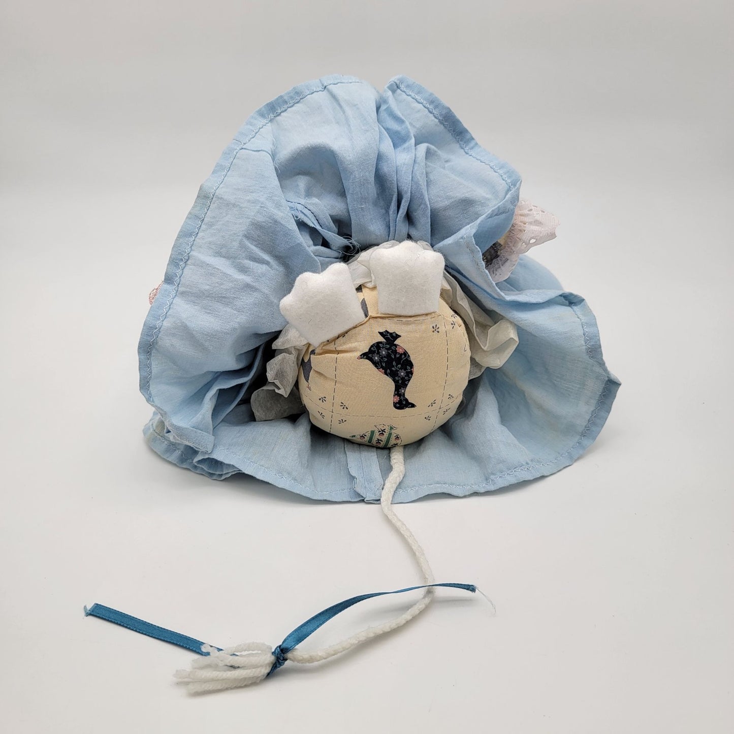 Vintage Handmade Granny Mouse Plush Handmade