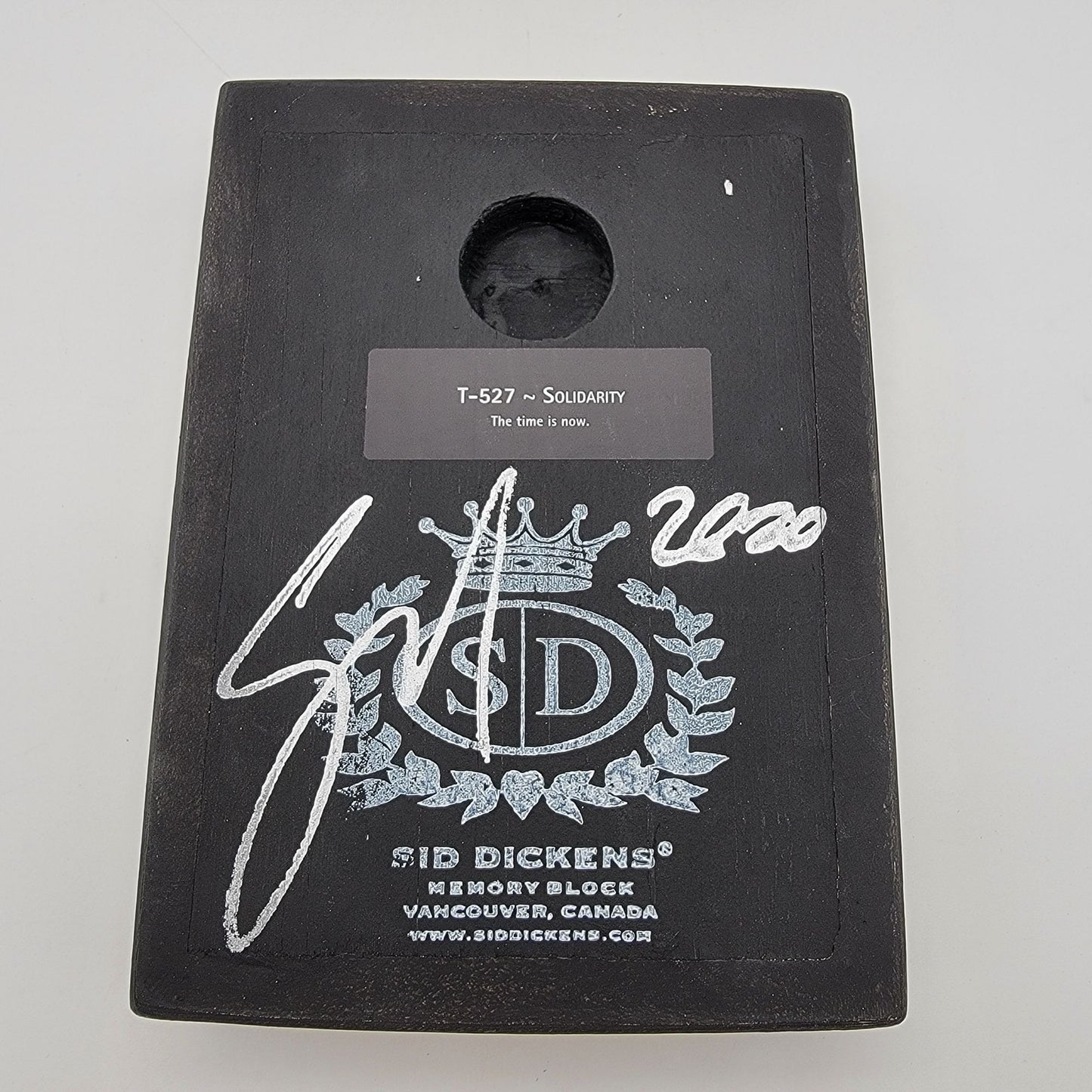Signed Retired Sid Dickens Memory Block T527 Solidarity Special Edition