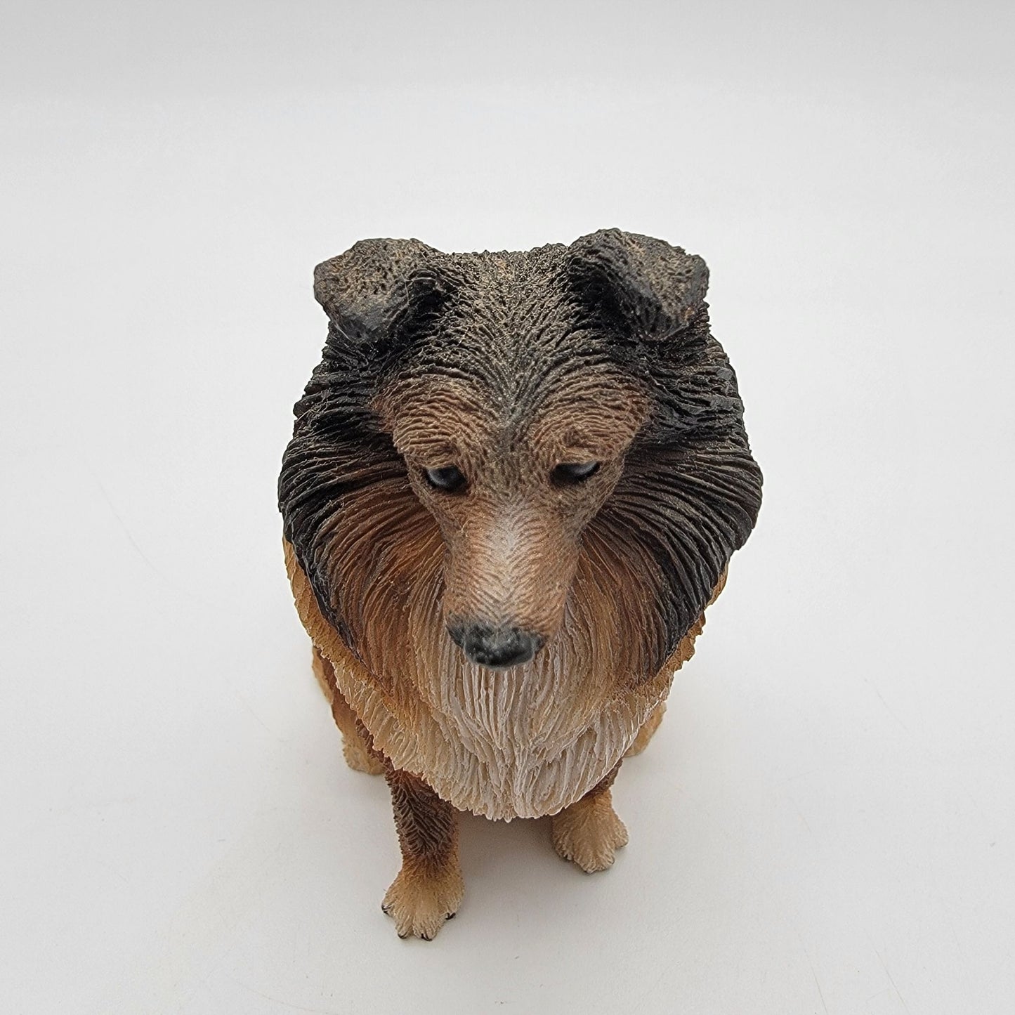 Vintage Living Stone Rough Collie Dog Figurine