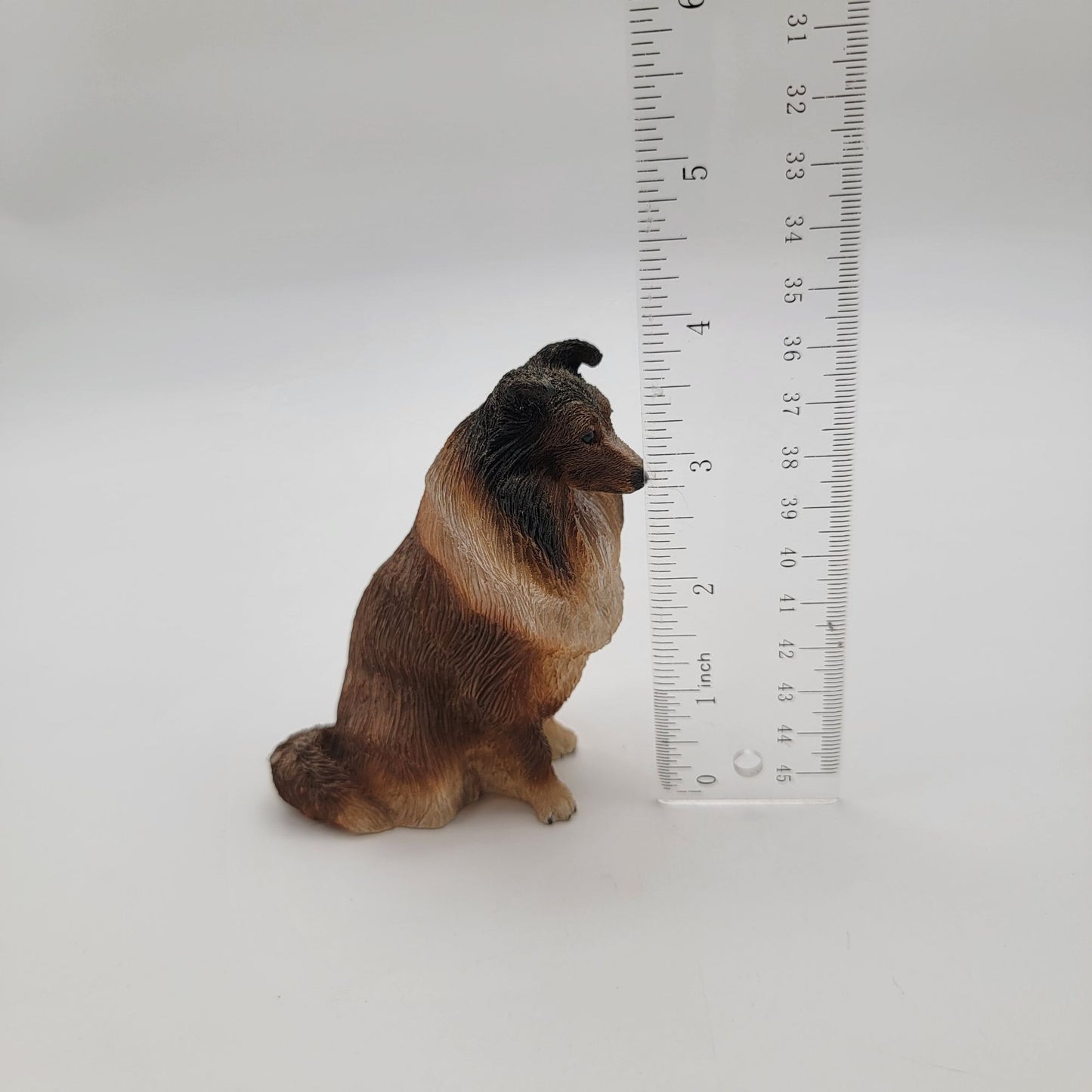 Vintage Living Stone Rough Collie Dog Figurine