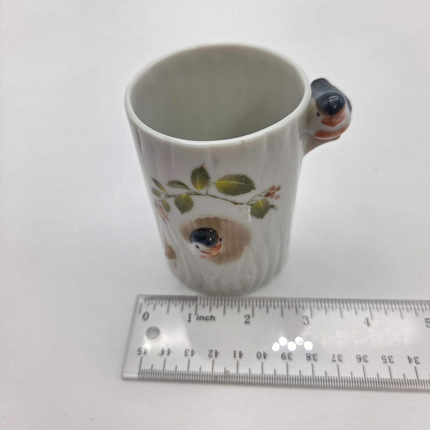 Vintage 3 Pc Takahashi Japan Birds Bathroom Set