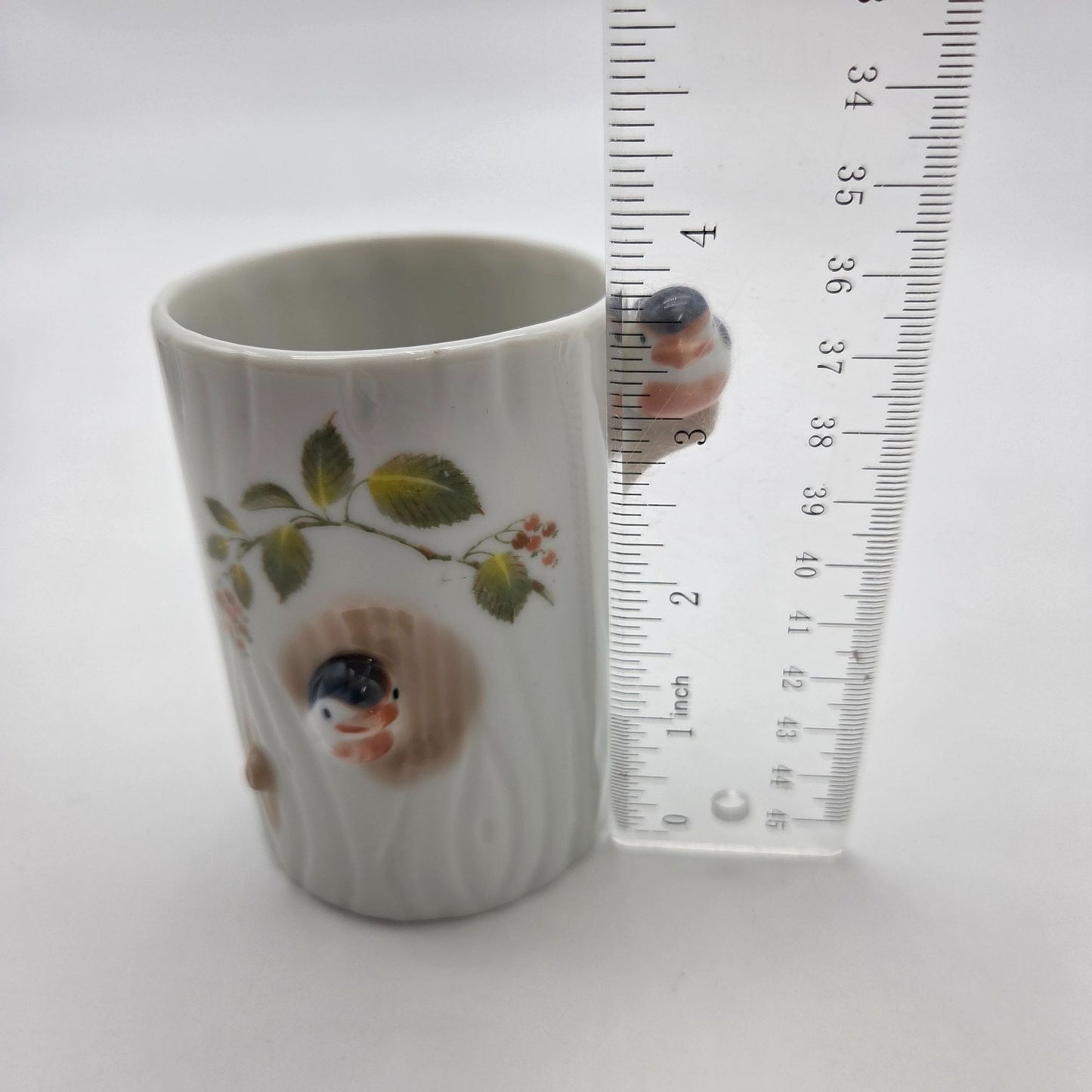 Vintage 3 Pc Takahashi Japan Birds Bathroom Set