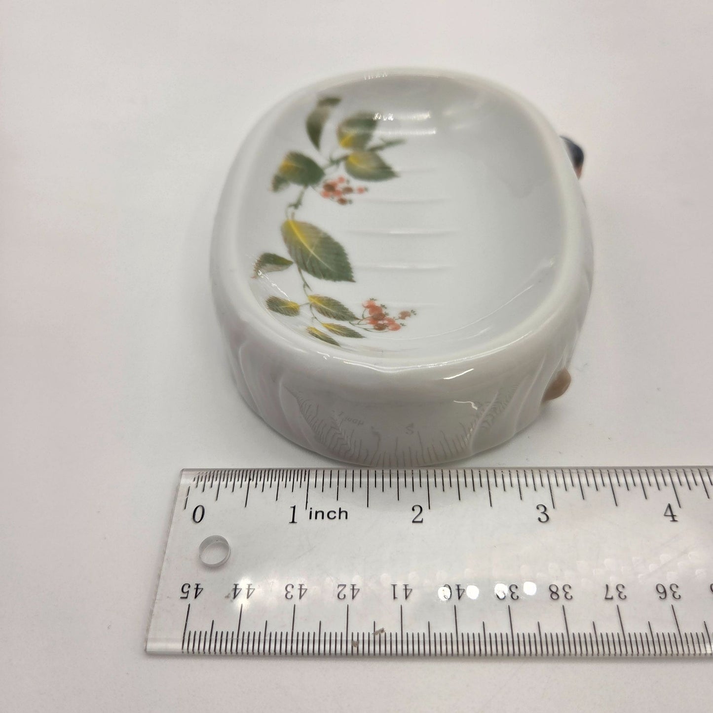 Vintage 3 Pc Takahashi Japan Birds Bathroom Set