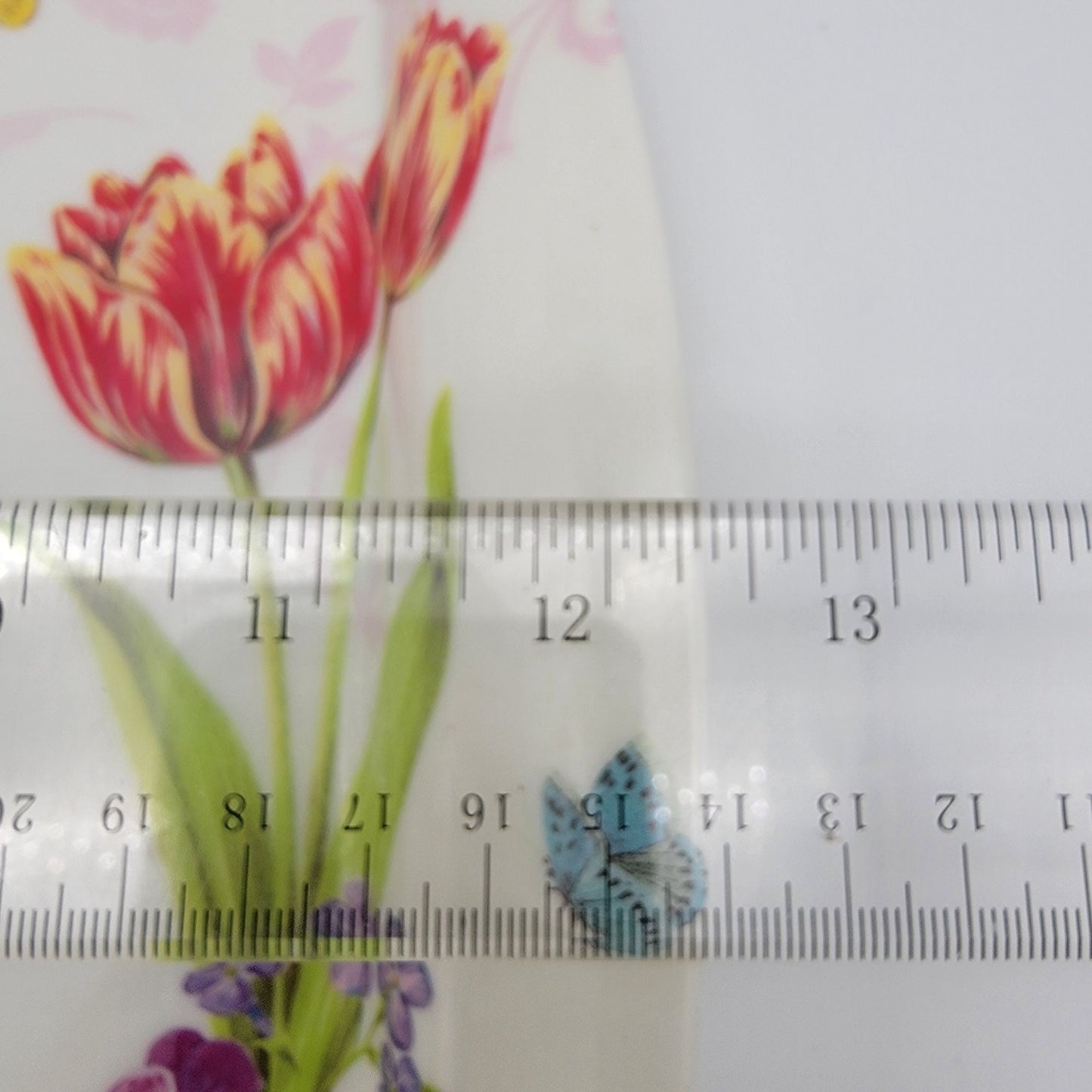 Home Essentials Melamine Serving Tray Flowers