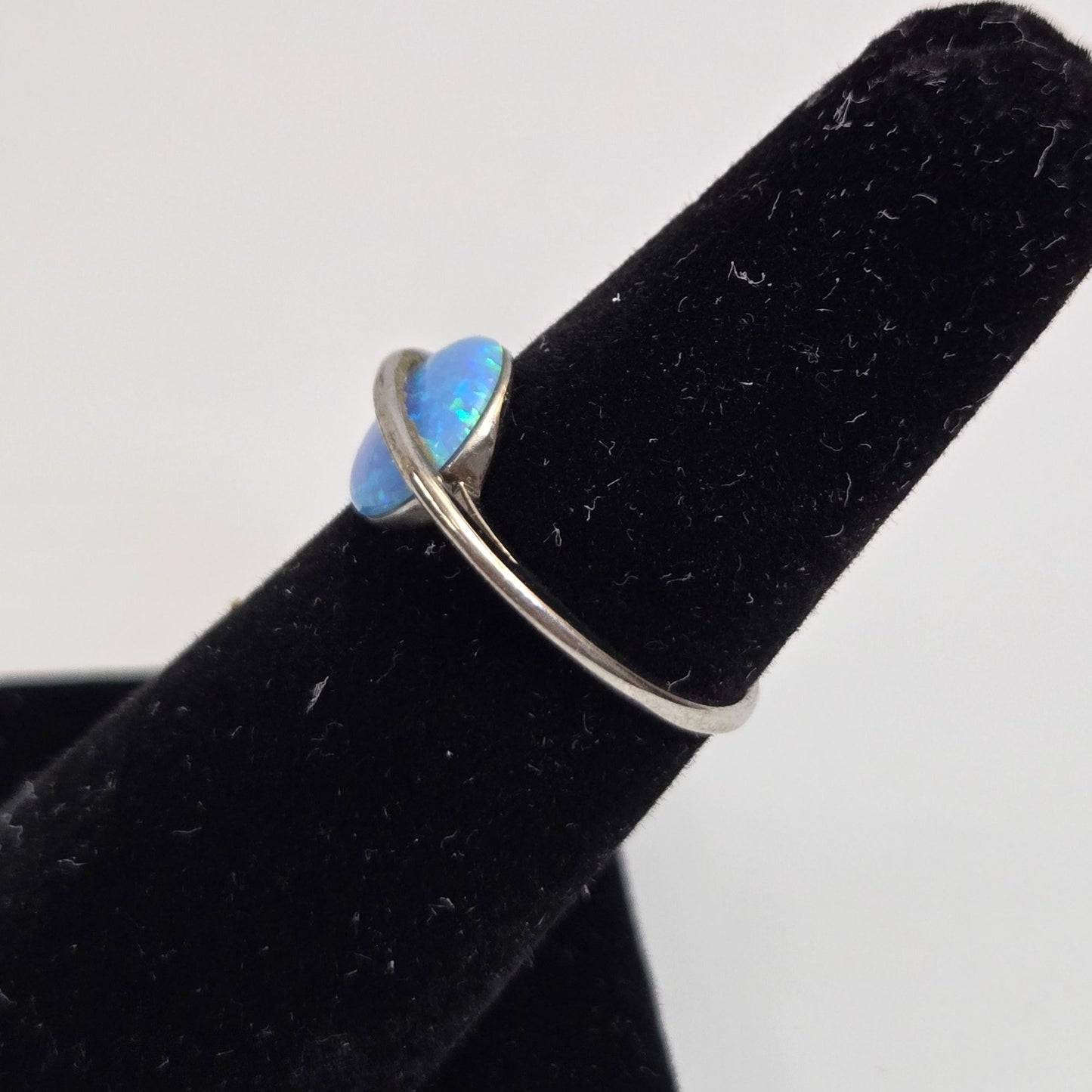Pura Vida Opal Saturn Silver-Plated Ring Size 6