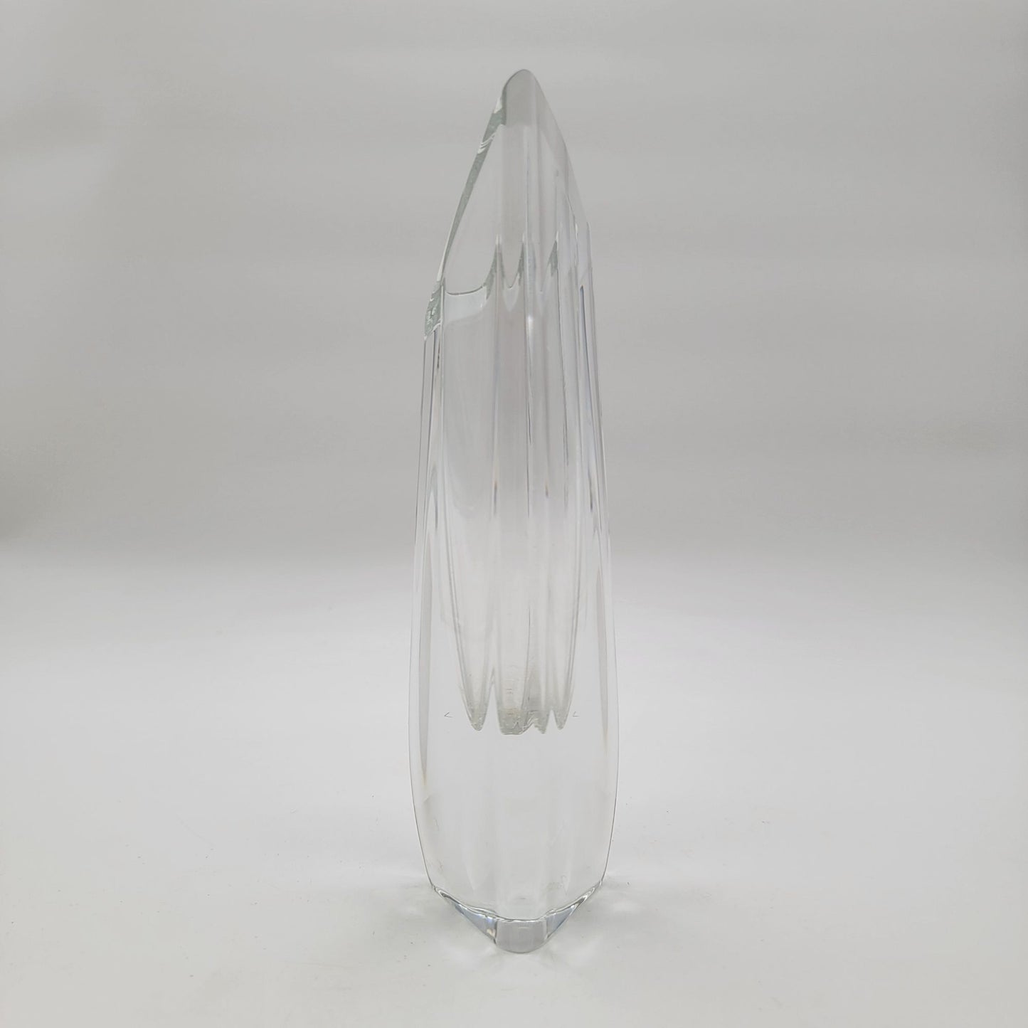 Baccarat Vintage Crystal Rose Pattern Bud Vase With Original Red Box