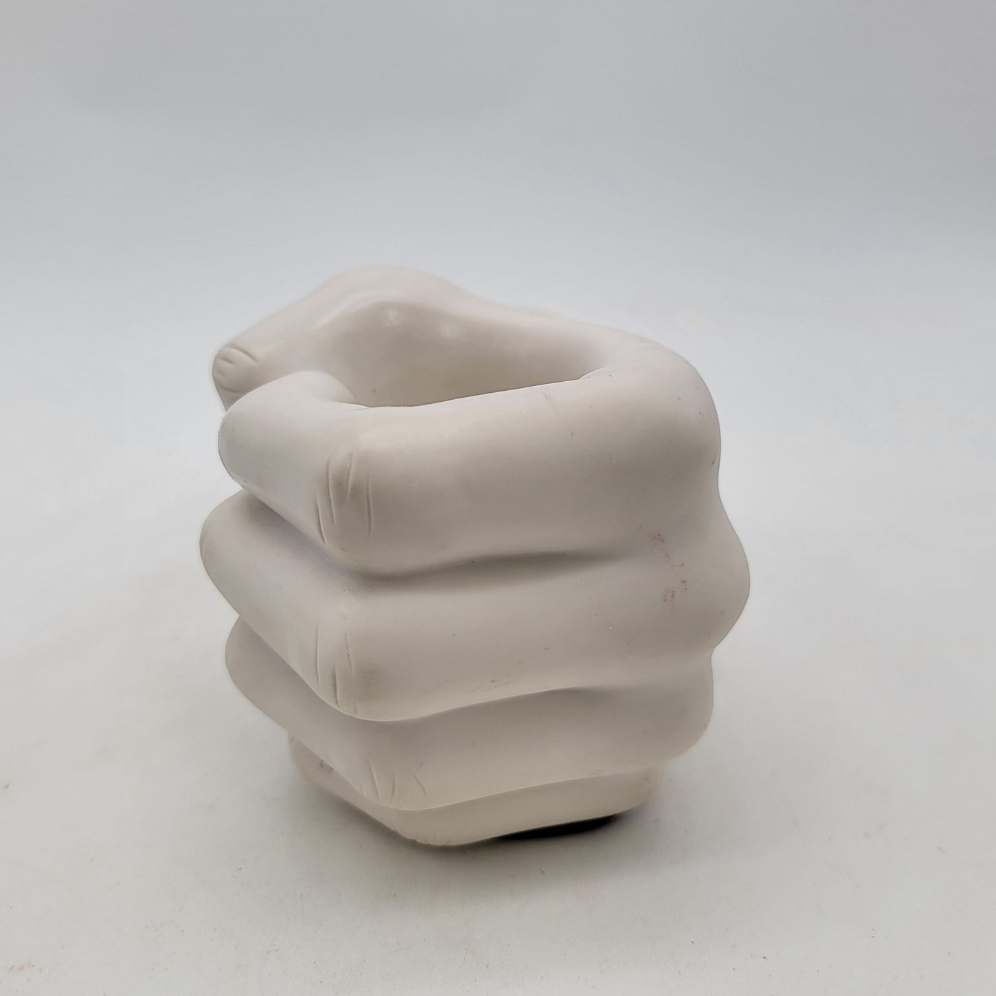 Porcelain Fist-Shaped Vase Or Planter