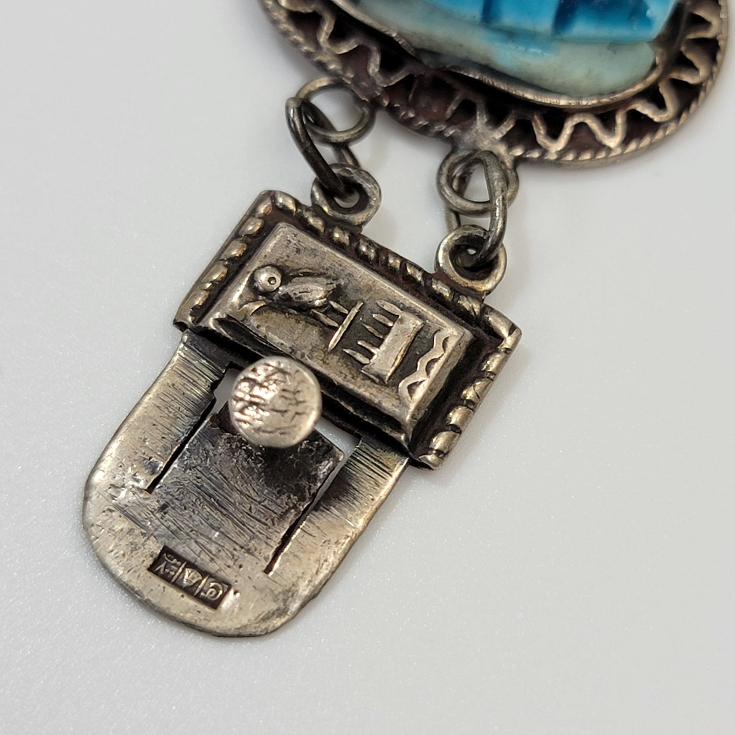 Antique 1920s Egyptian Revival Scarab Bracelet