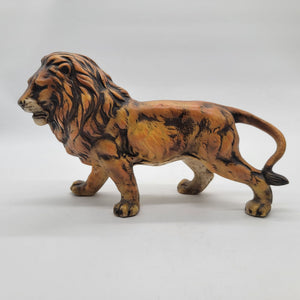 1960s Mid-Century Lion Figurine UCTCI Japan Bisque Porcelain
