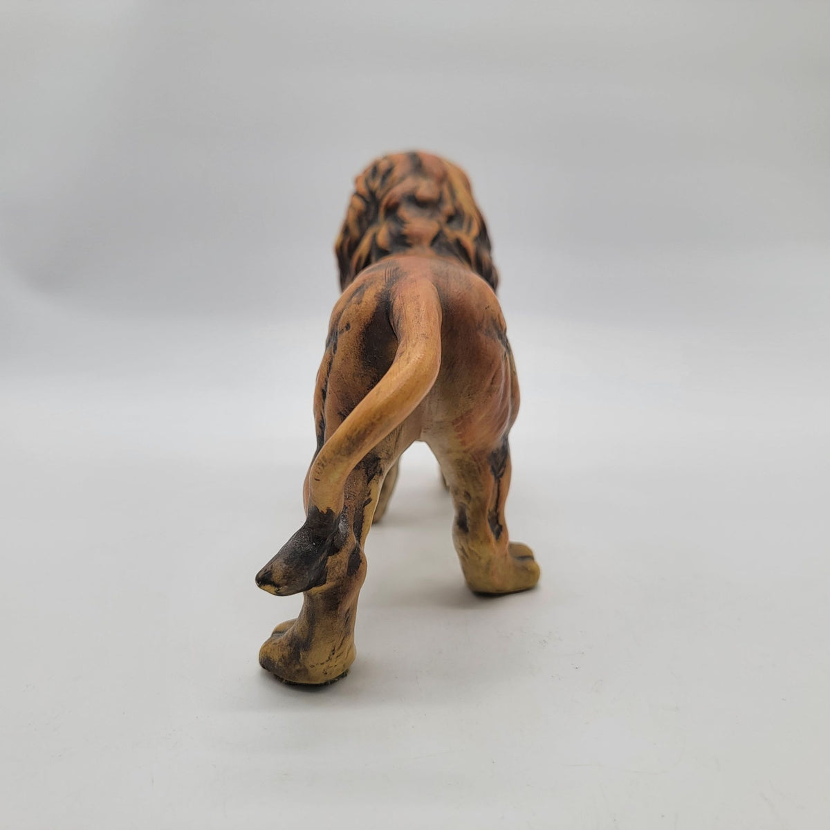 1960s Mid-Century Lion Figurine UCTCI Japan Bisque Porcelain