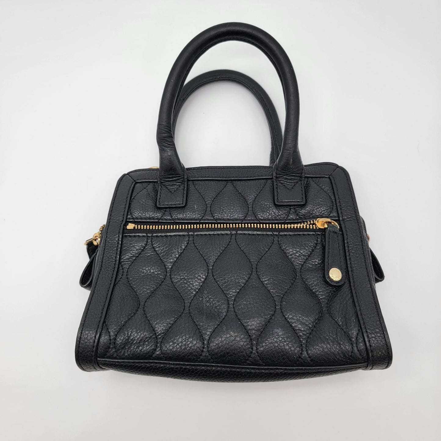 Vera Bradley Natalie Satchel Blue Denim Quilted Bag