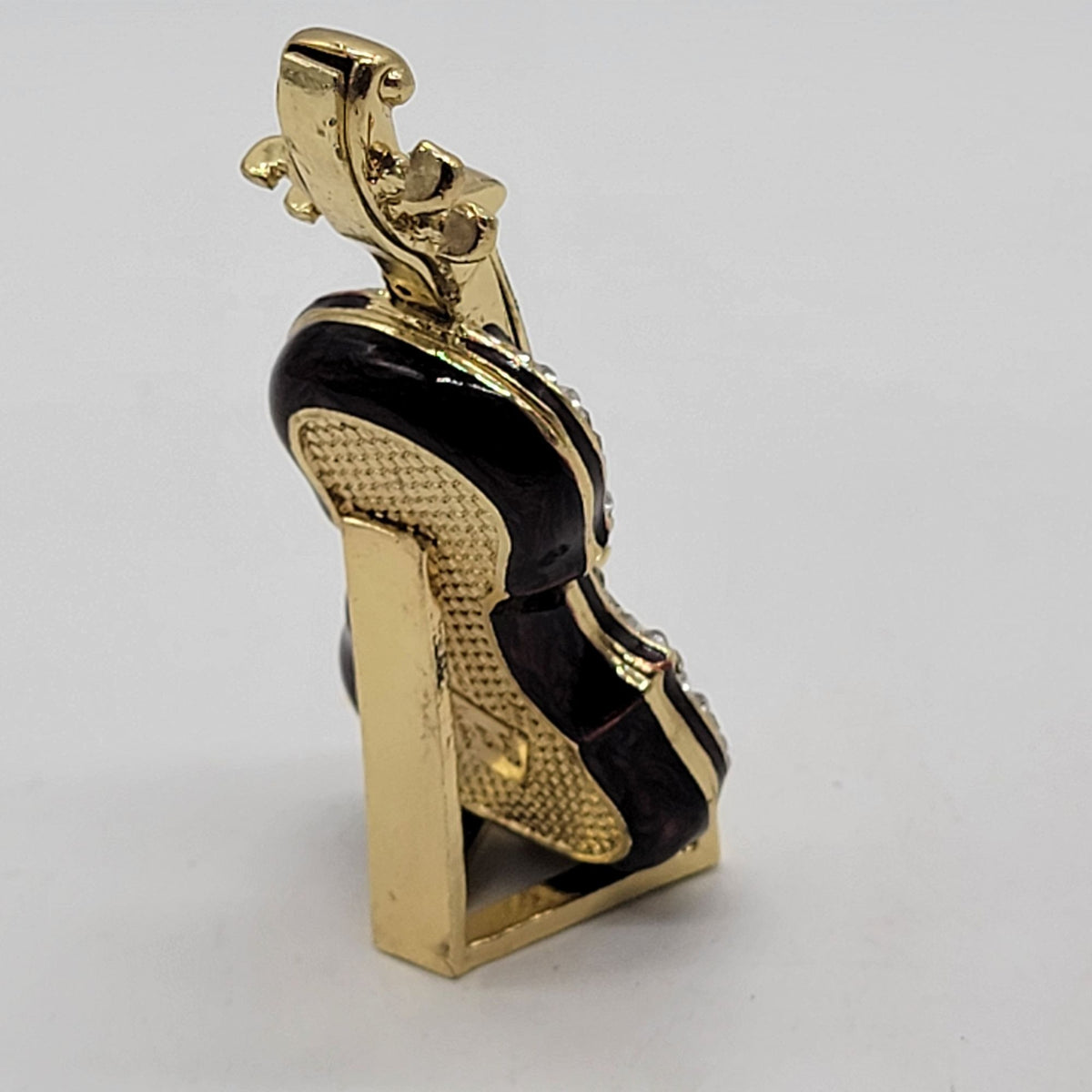 Objet d'art Bejeweled Cello Trinket Box Artform