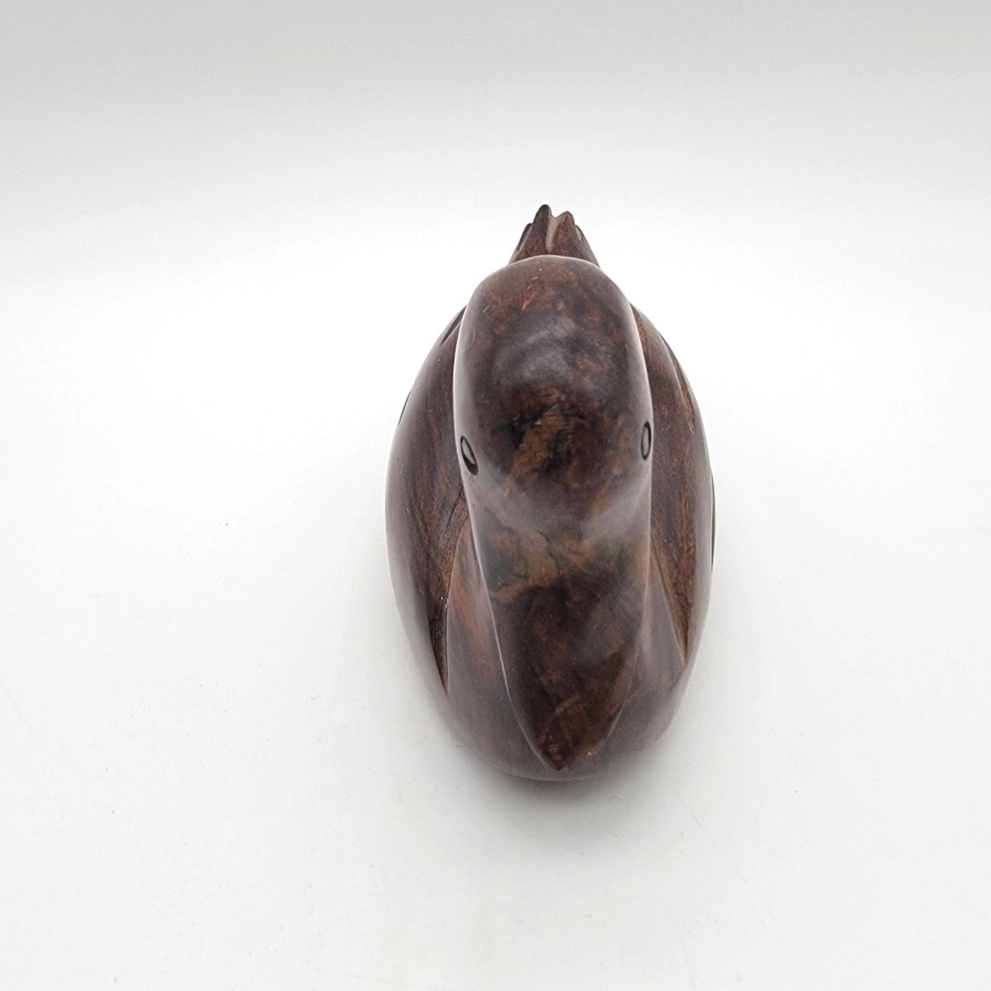 Vintage Carved Ironwood Duck Figurine