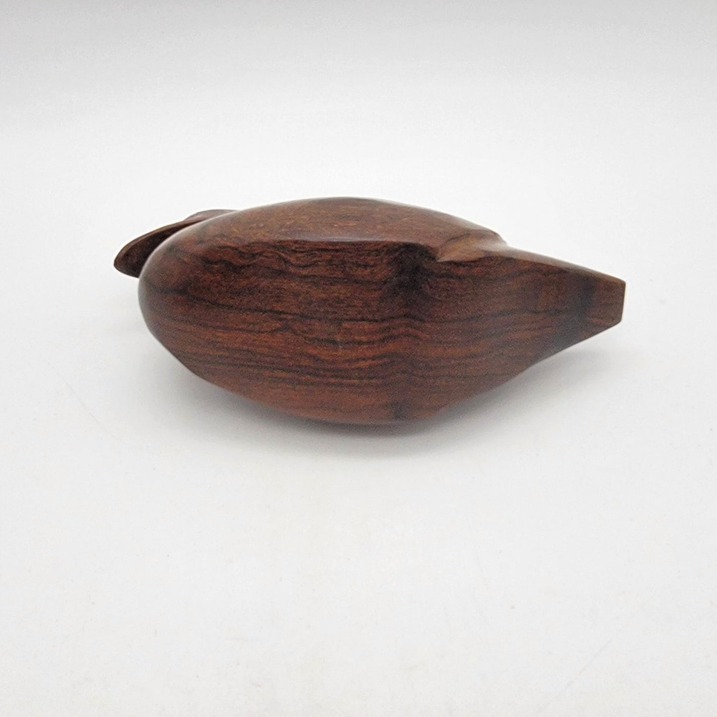 Vintage Carved Ironwood Duck Figurine