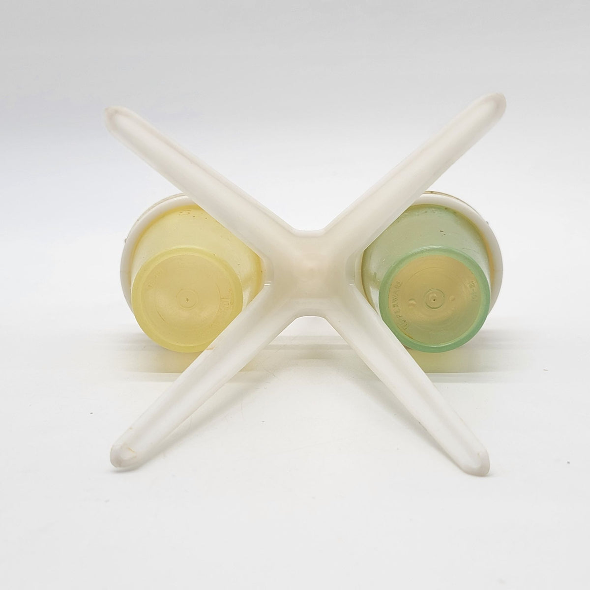 1950s Tupperware Atomic Tripod Salt & Pepper Shaker Set