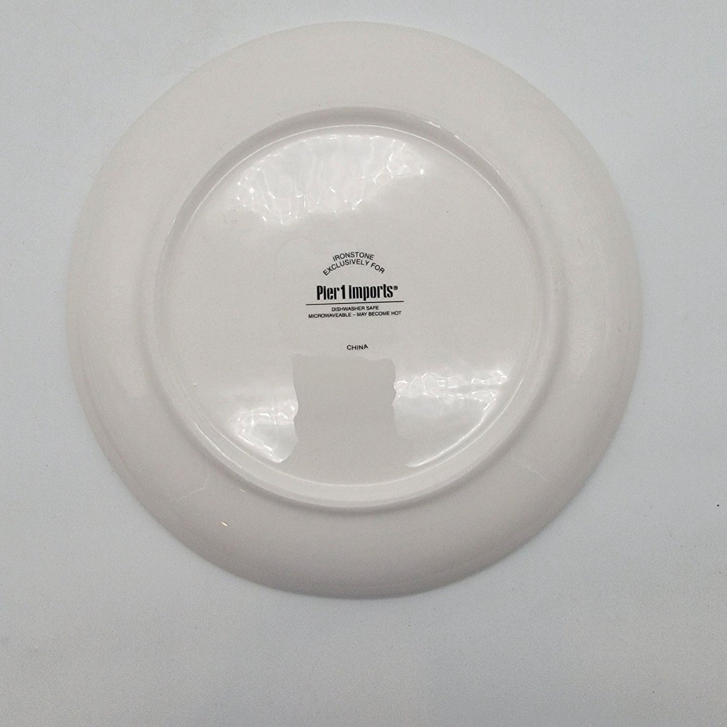 Pier 1 Imports Cat Ironstone Salad Plates Set Of 4
