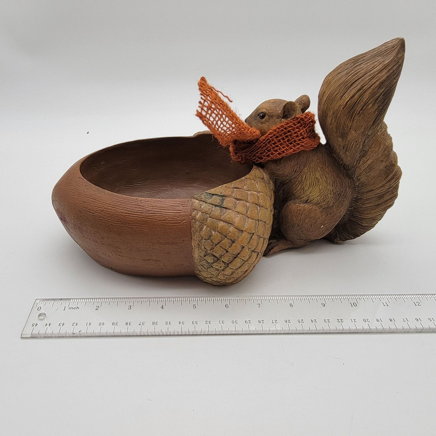 Squirrel Nut Acorn Bowl Planter