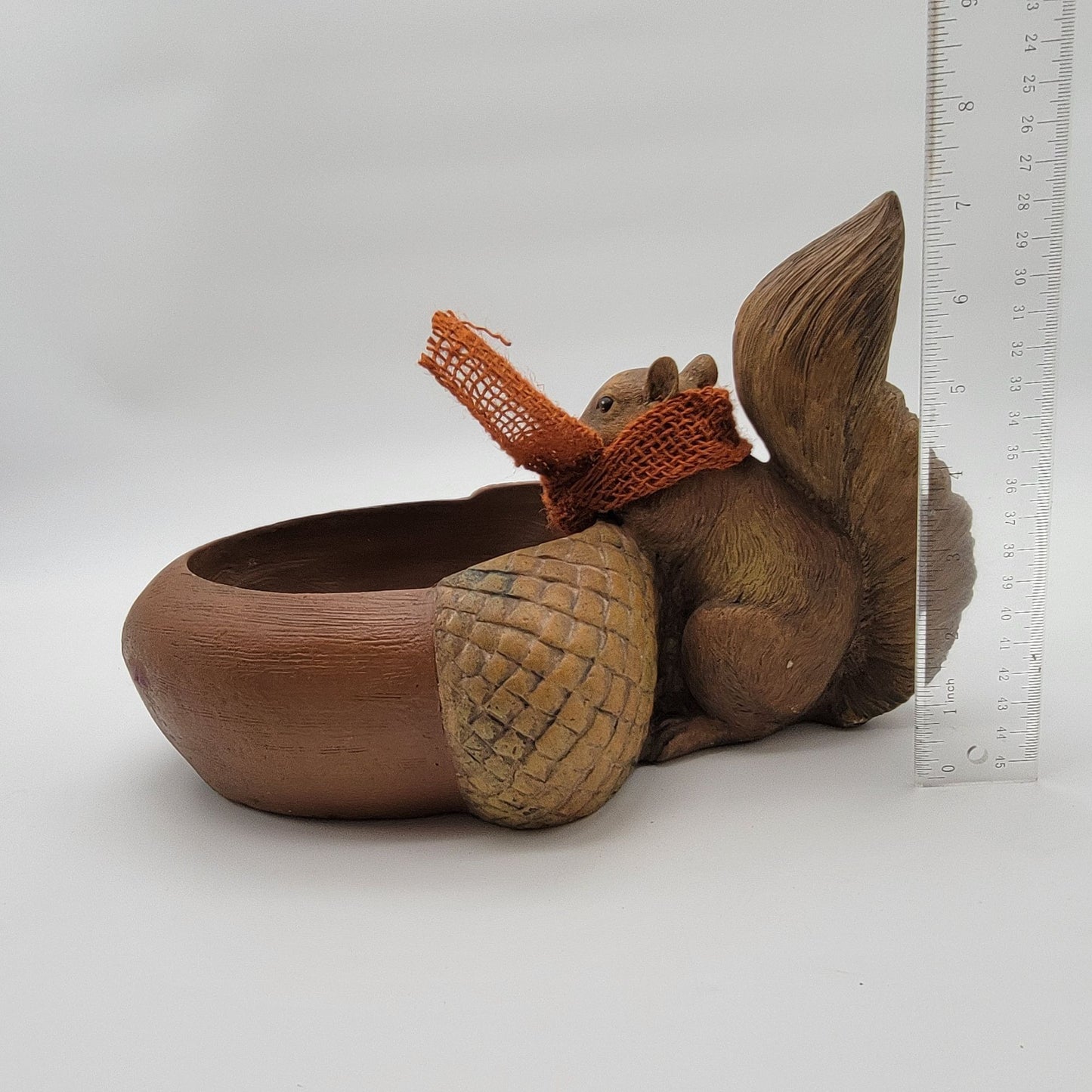 Squirrel Nut Acorn Bowl Planter