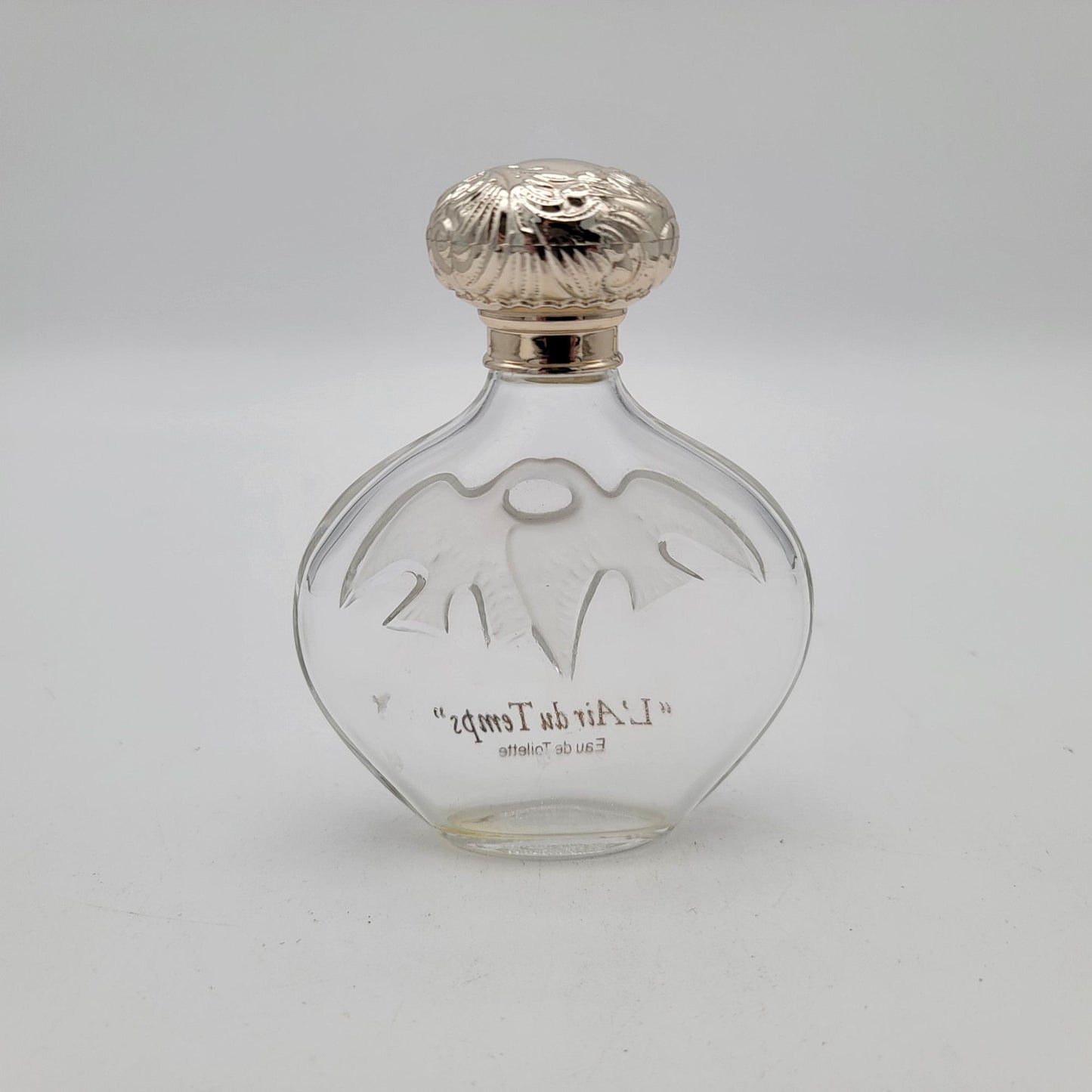 Vintage Nina Ricci LAir Du Temps Lalique Crystal Eau De Toilette Bottle France