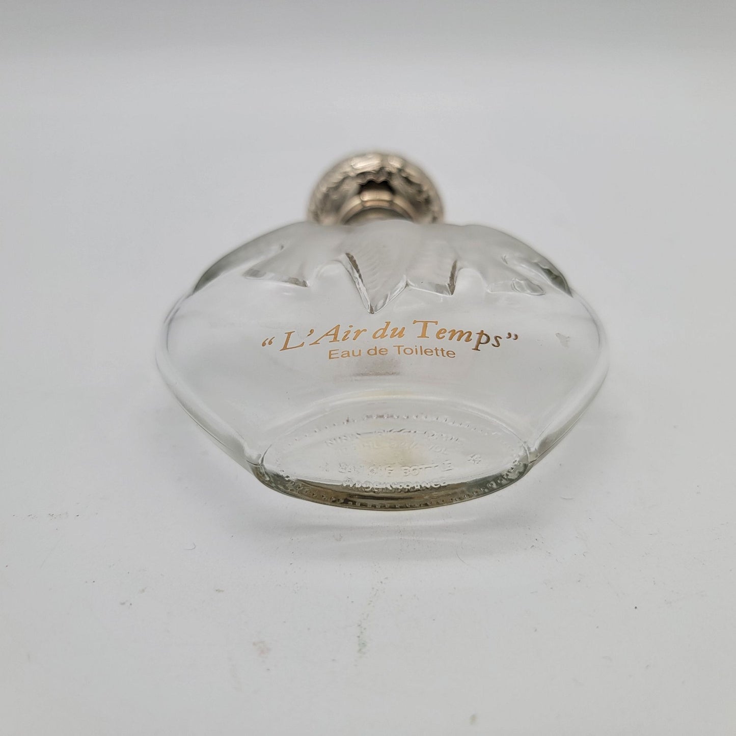 Vintage Nina Ricci LAir Du Temps Lalique Crystal Eau De Toilette Bottle France