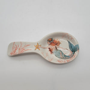 Cracker Barrel Mermaid Spoon Rest Discontinued