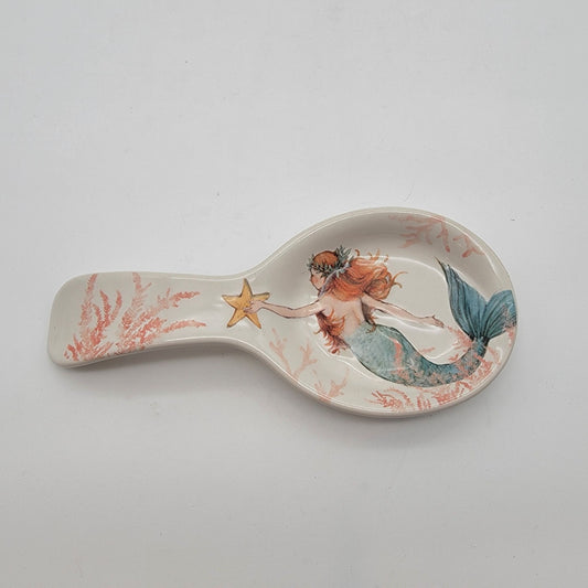 Cracker Barrel Mermaid Spoon Rest Discontinued