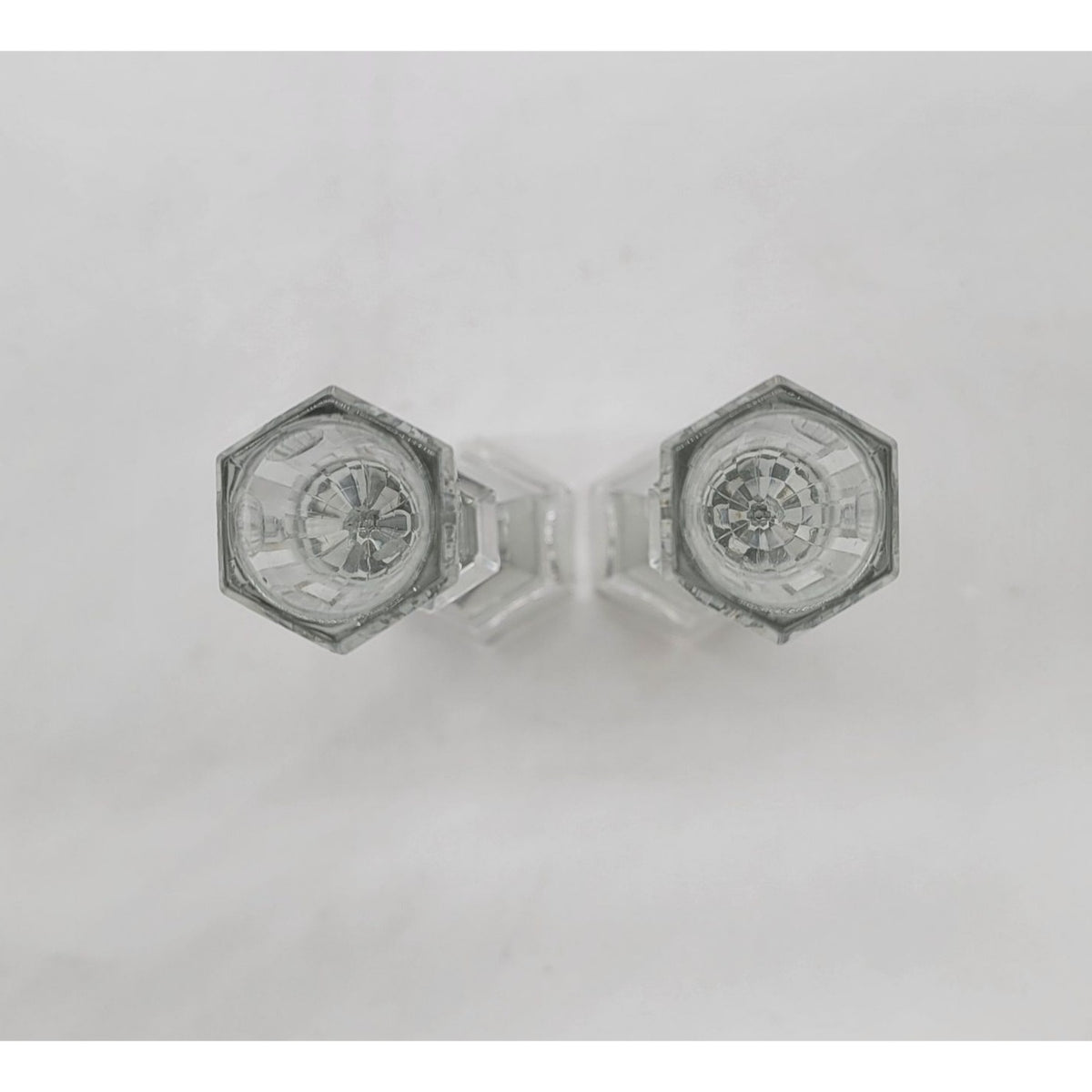 Vintage Austrian Inn Bleikristal Crystal Candlesticks