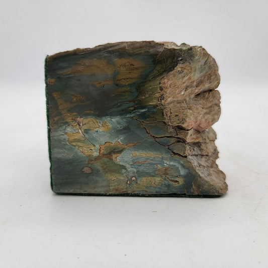 Polished Stone Specimen With Green Felt Base