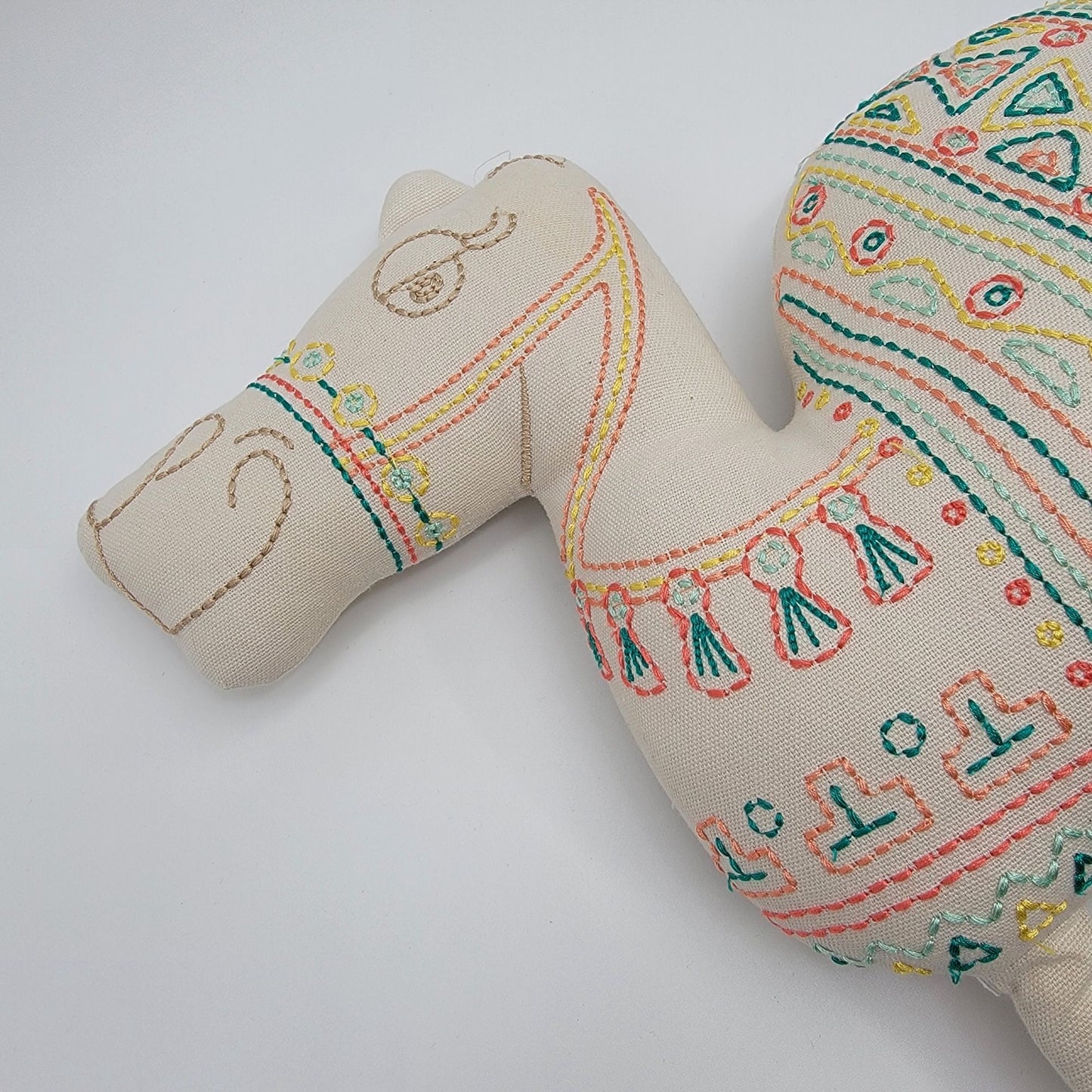 Pillowfort Embroidered Camel Pillow