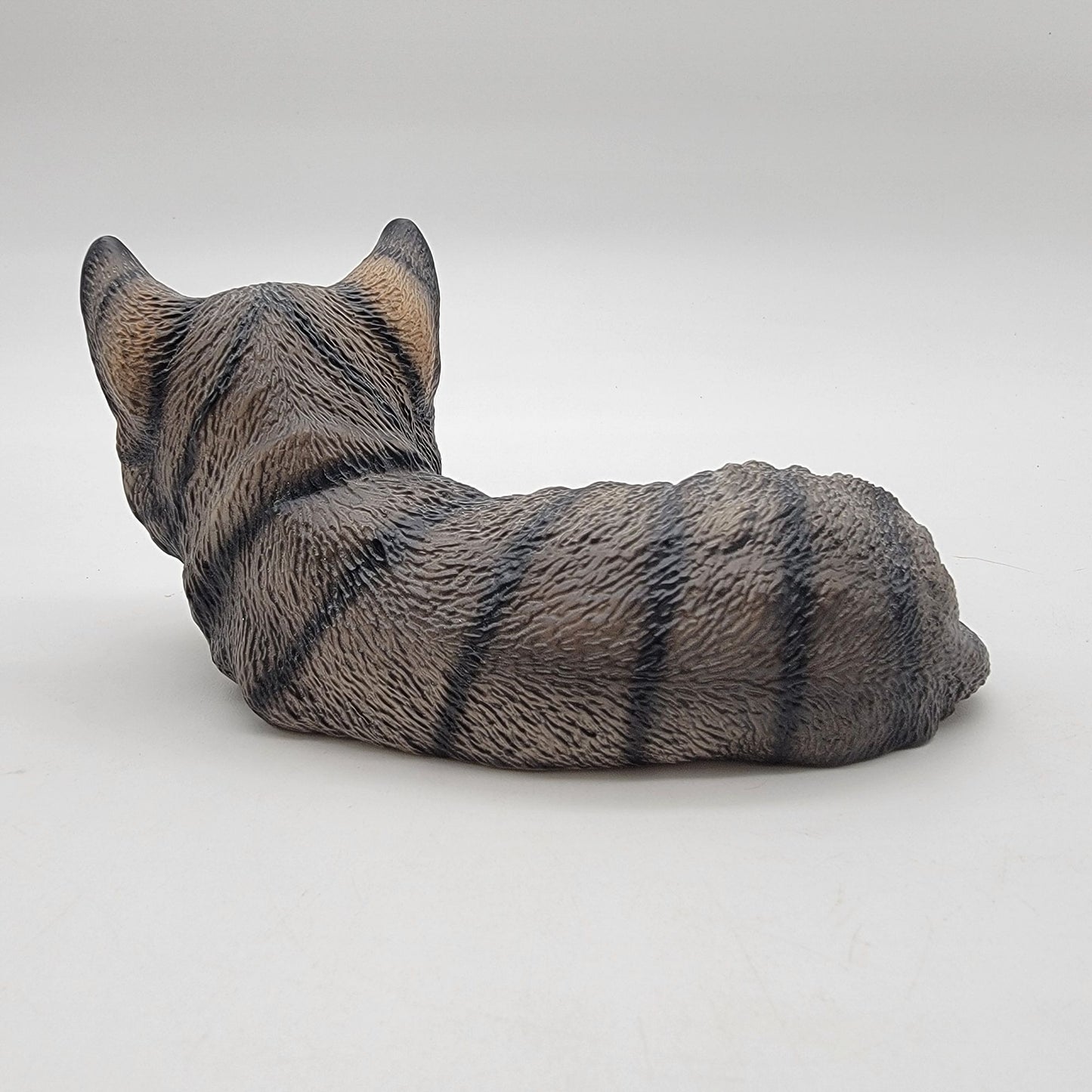 The Harvey Knox Kingdom Porcelain Grey Tabby Cat Figurine