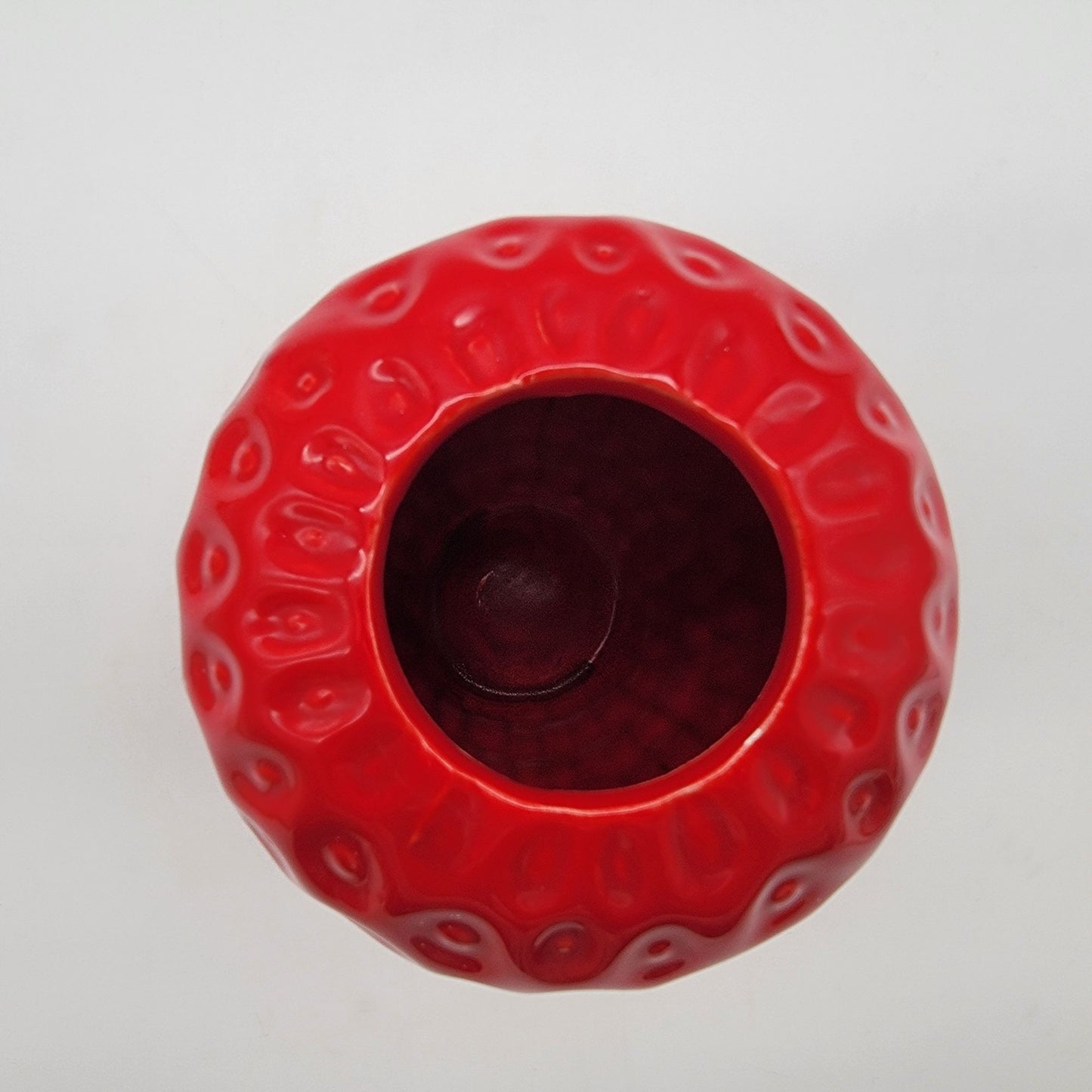 Adorable Red Strawberry Vase