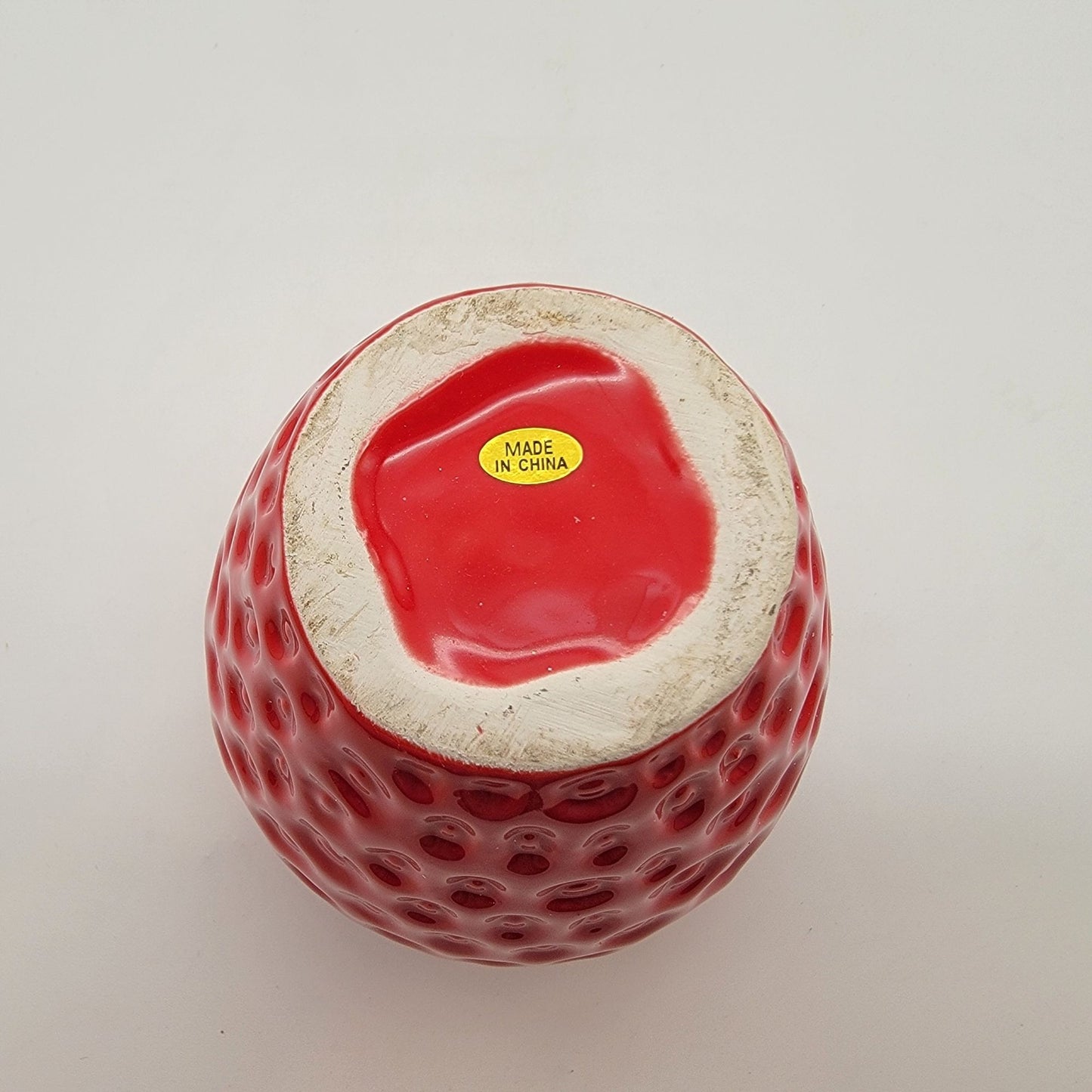 Adorable Red Strawberry Vase