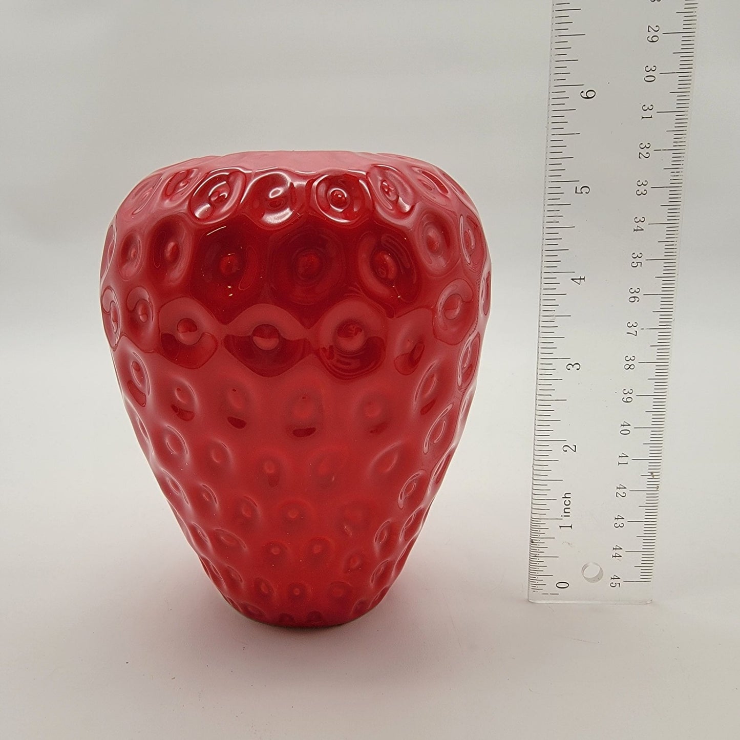 Adorable Red Strawberry Vase