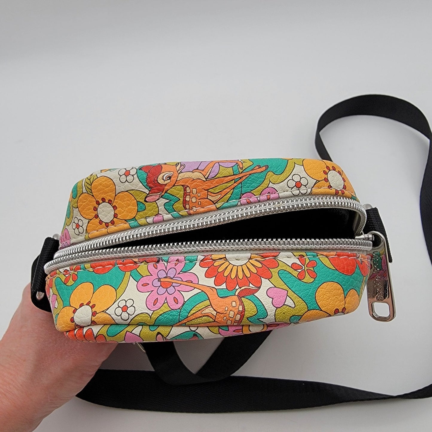 Buckle-Down Disney Bambi Retro Flower Crossbody Bag Purse