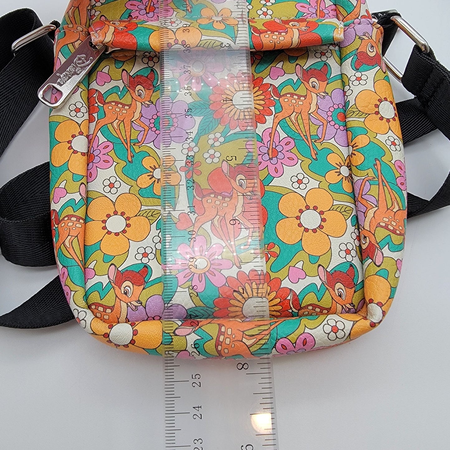 Buckle-Down Disney Bambi Retro Flower Crossbody Bag Purse