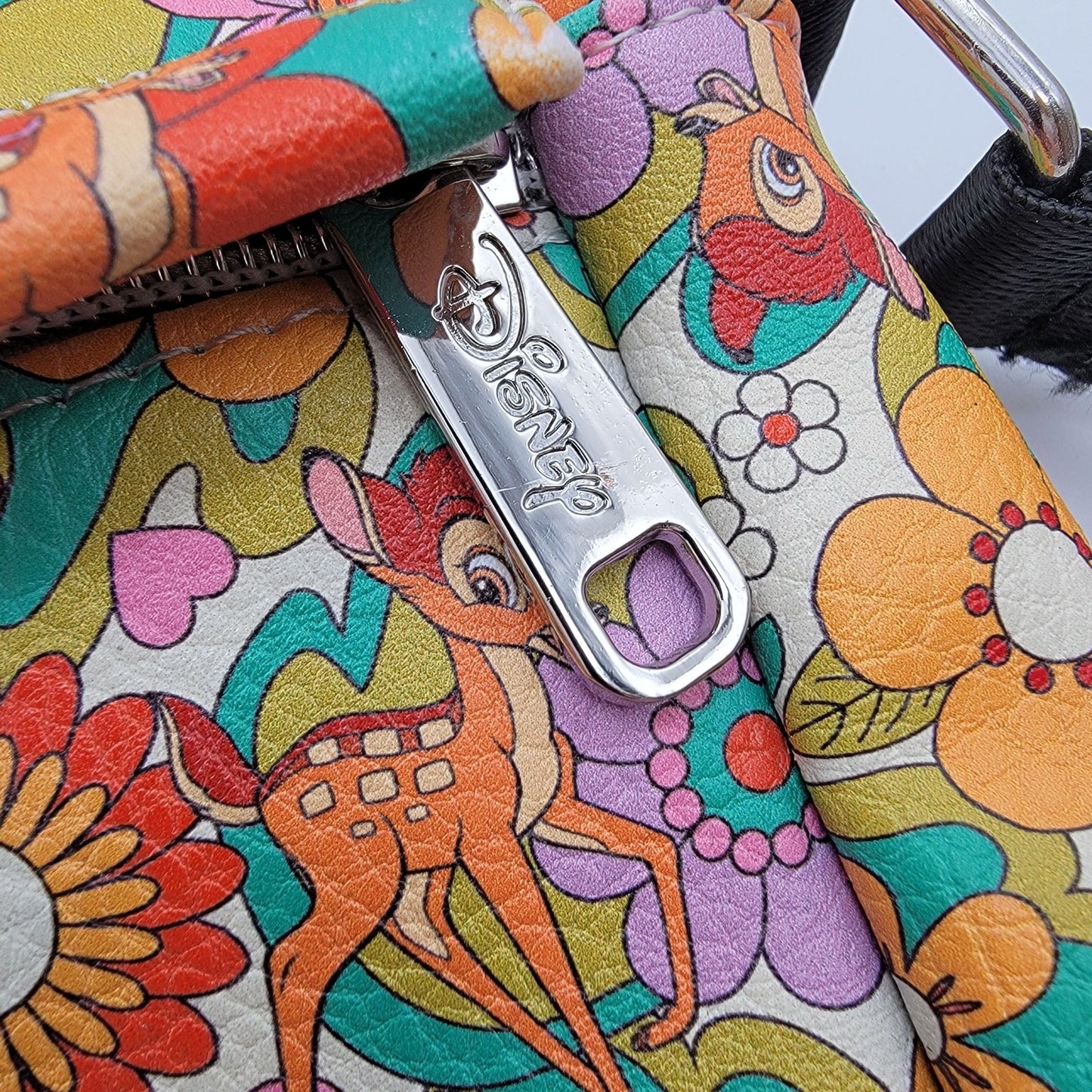 Buckle-Down Disney Bambi Retro Flower Crossbody Bag Purse