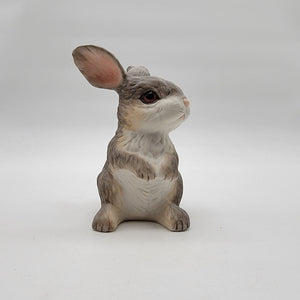 Vintage Boehm Brown Sitting Rabbit Fine Porcelain Figurine 400-86
