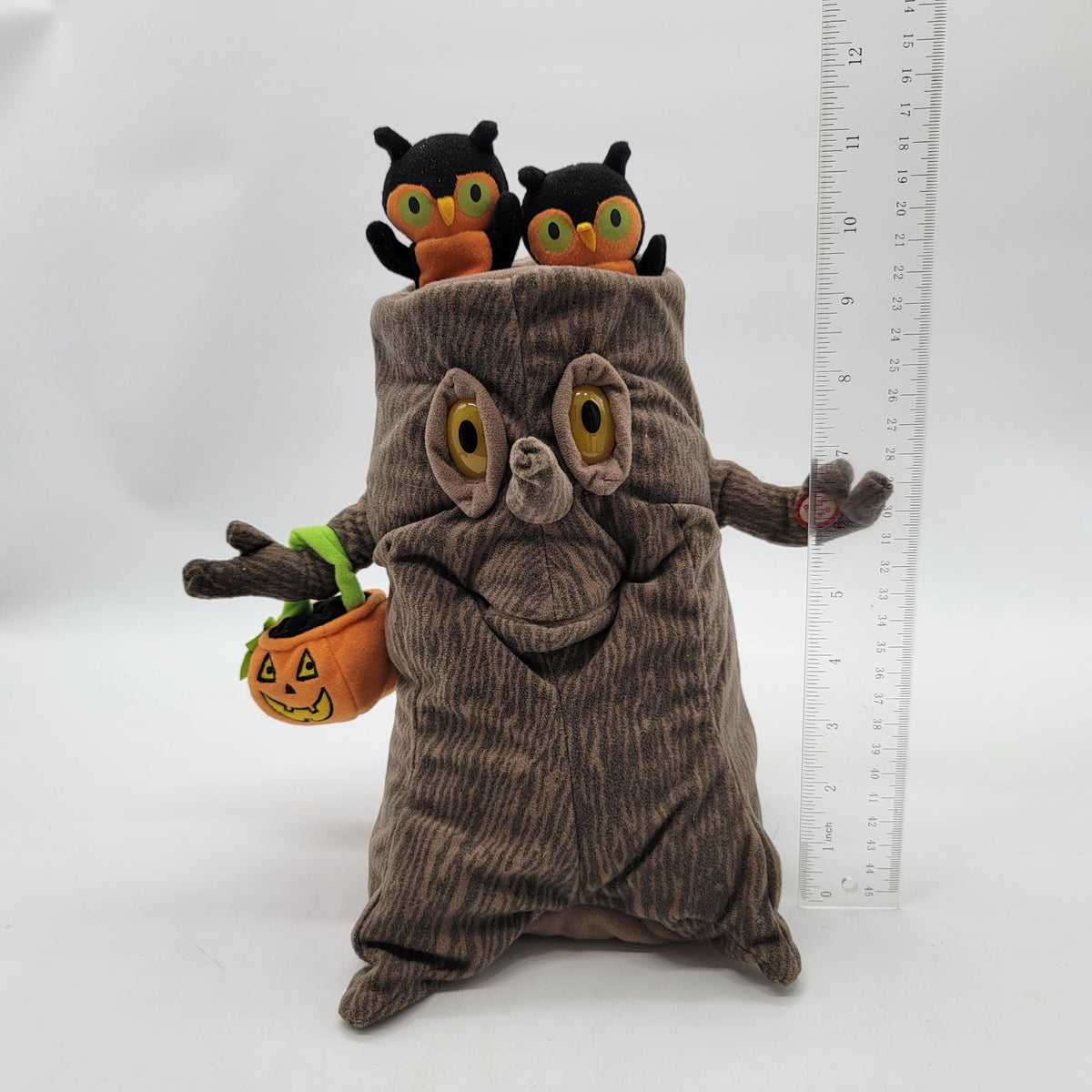 Hallmark Halloween Spooky Tree Animated Plush With Owls & Pumpkin