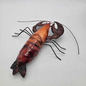 Vintage Metal Lobster Wall Hanging