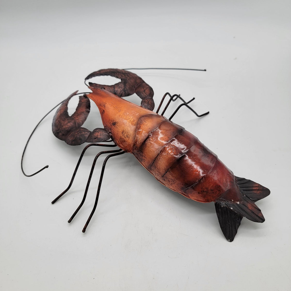 Vintage Metal Lobster Wall Hanging