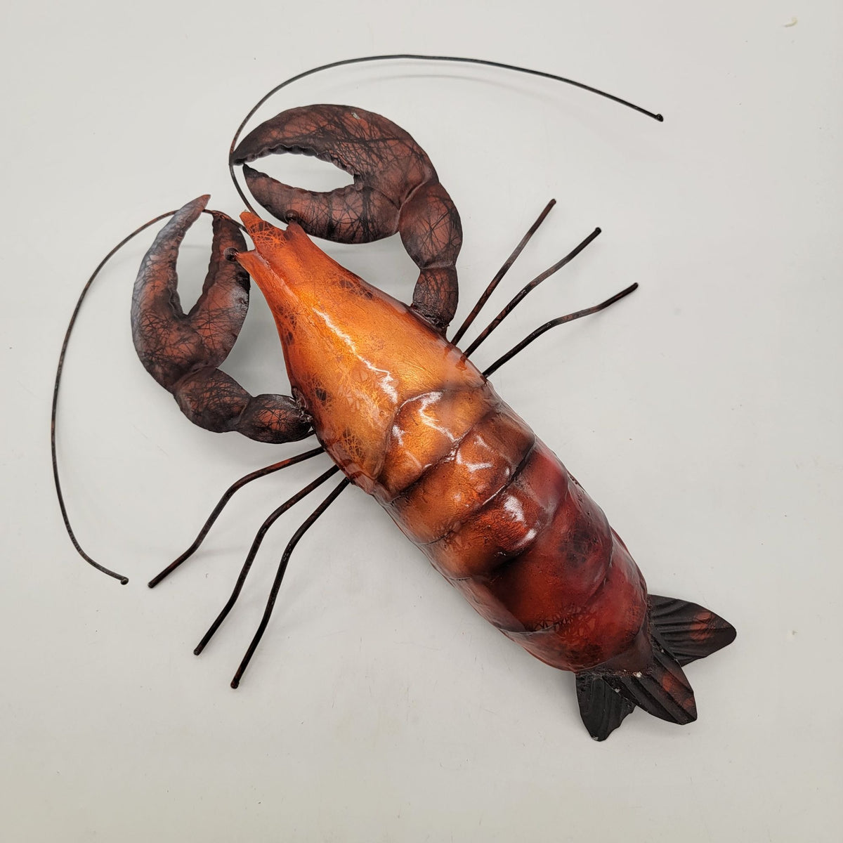 Vintage Metal Lobster Wall Hanging