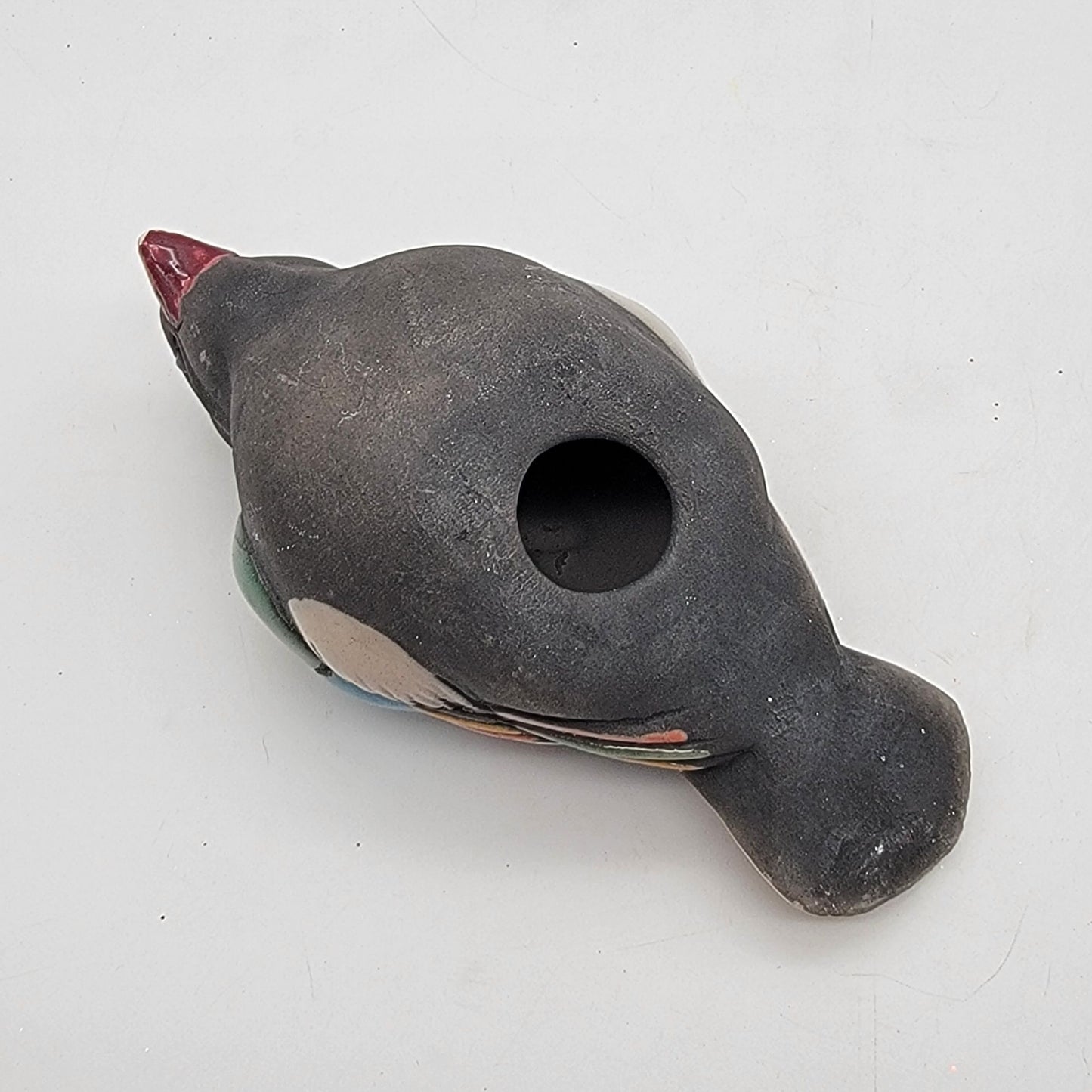 South African Raku Pottery Bird Figurine
