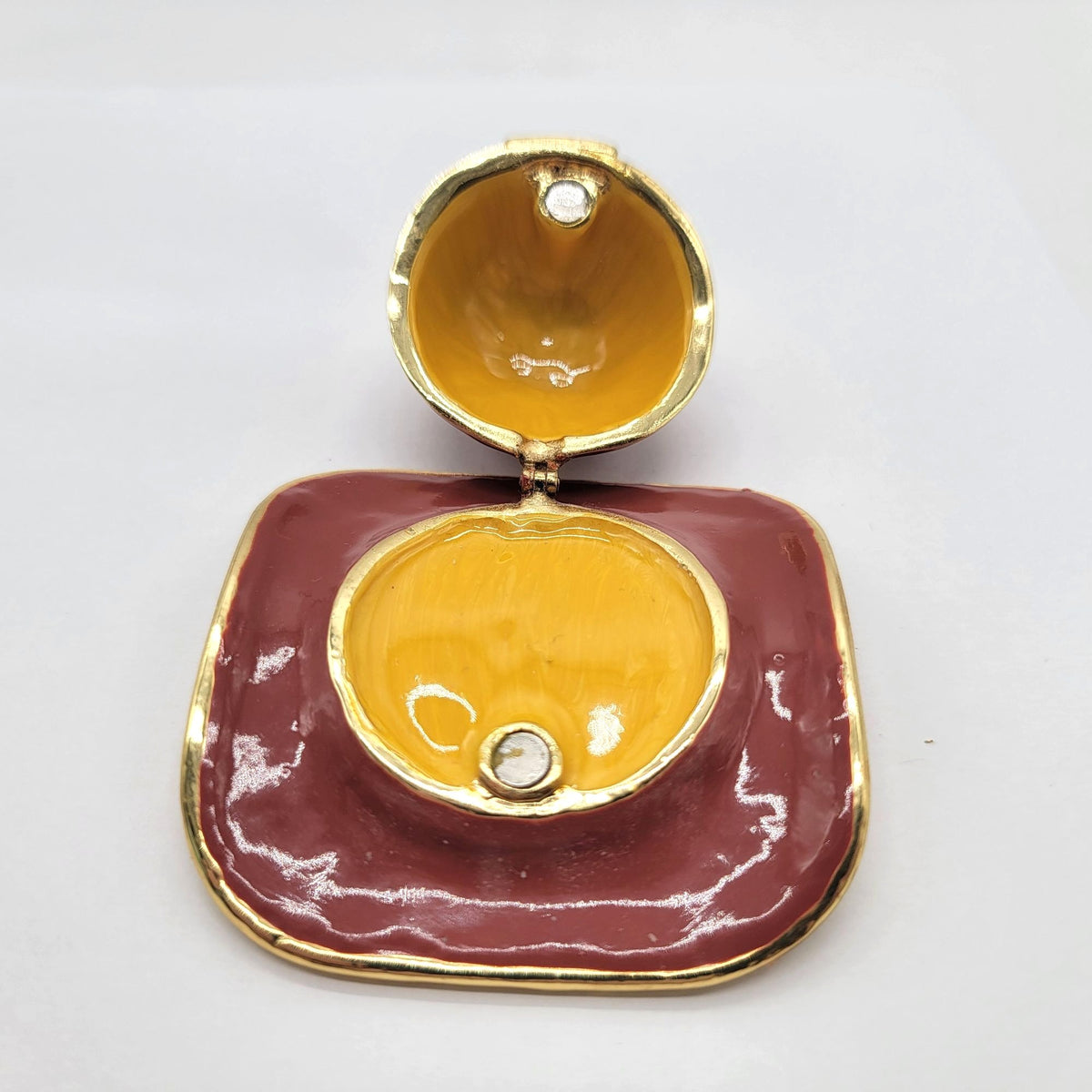 Objet D'Art American Heroes Fire Chief Hat Trinket Box Artform No. 157