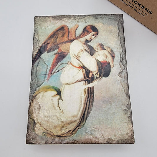 Retired Sid Dickens Memory Block T542 Celestial Guardian Wall Tile