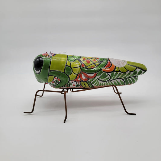 Castillo Family Talavera Pottery Grasshopper Sculpture - NEW